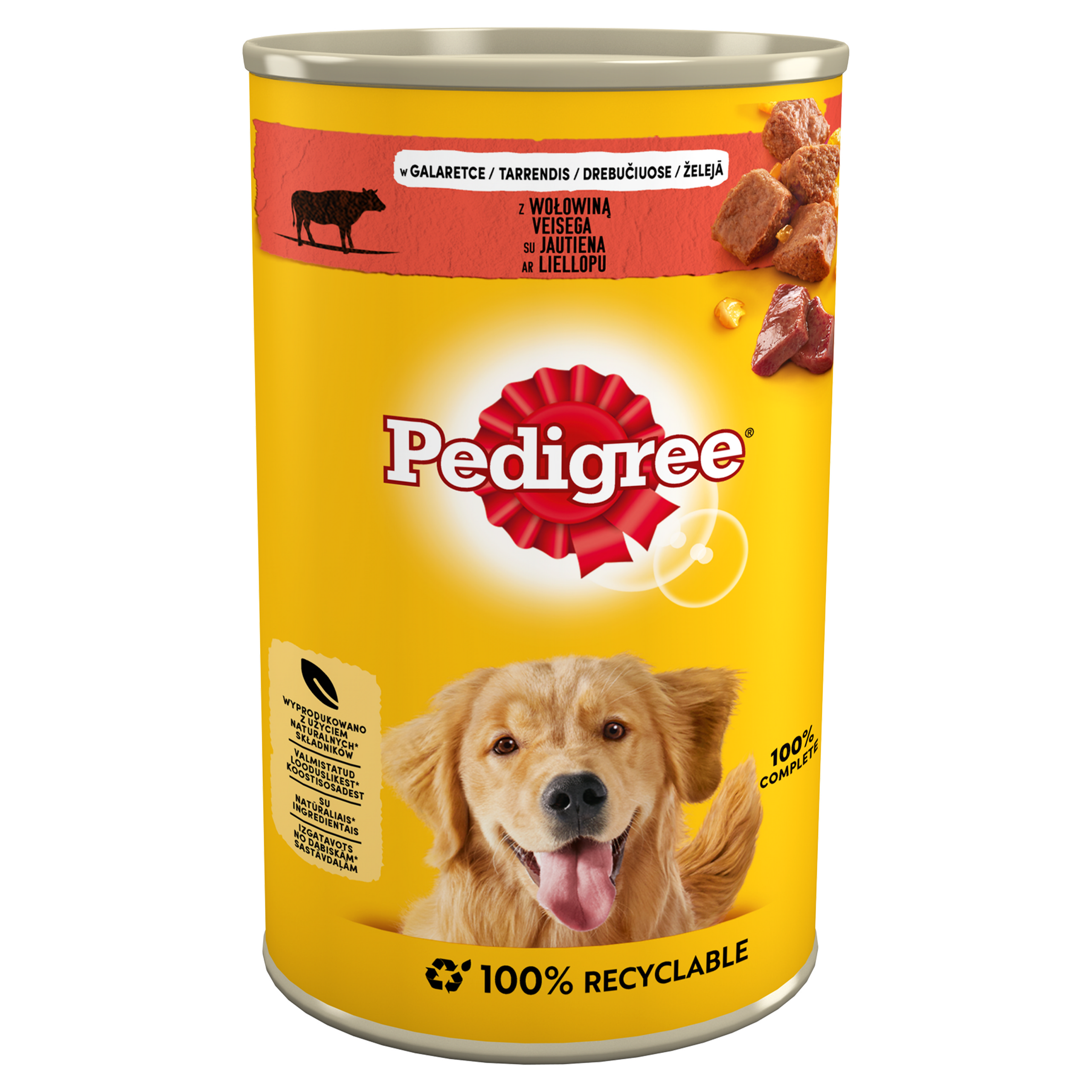 PEDIGREE puszka ADULT z wołowiną w galaretce