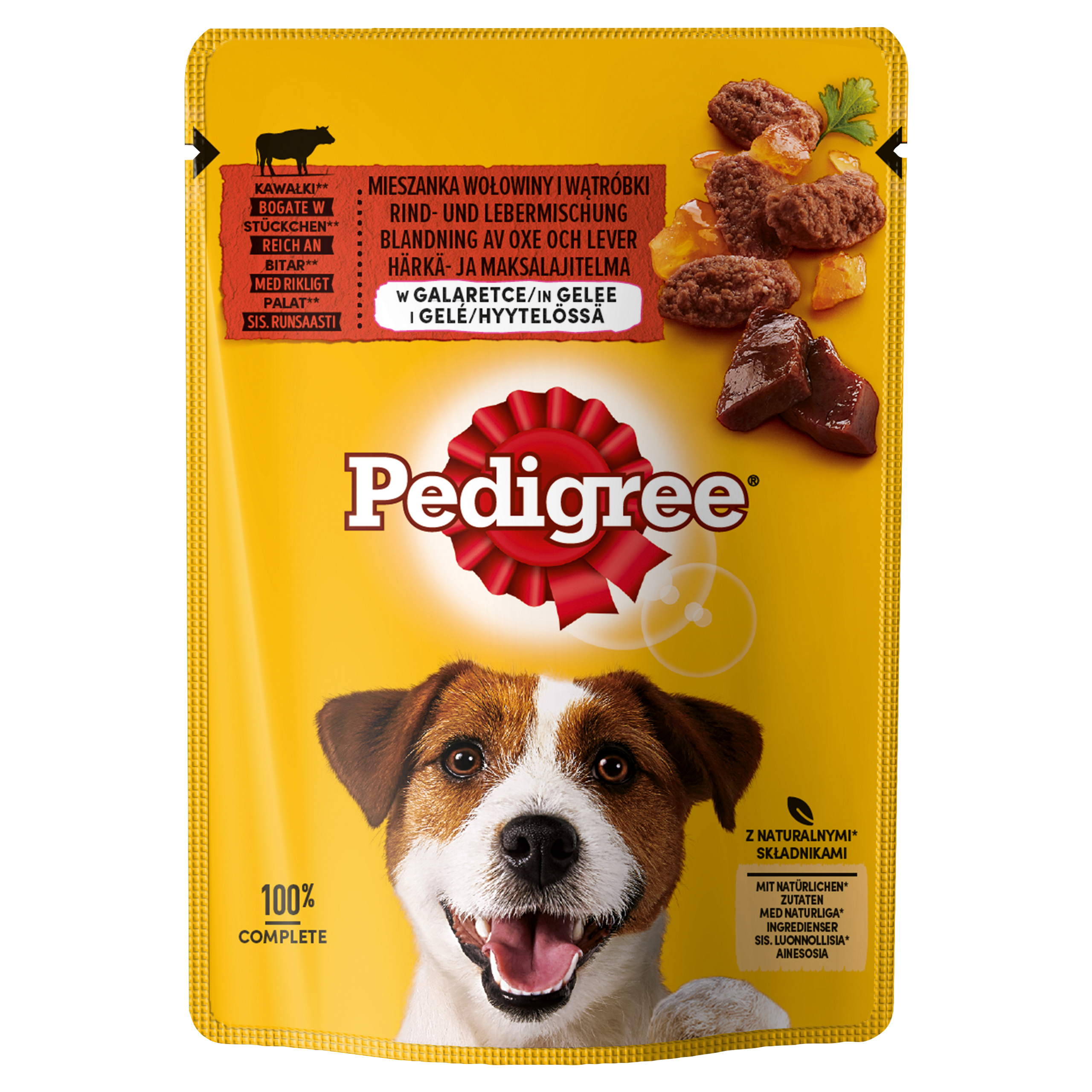 PEDIGREE saszetka ADULT z wołowiną w galaretce 100g