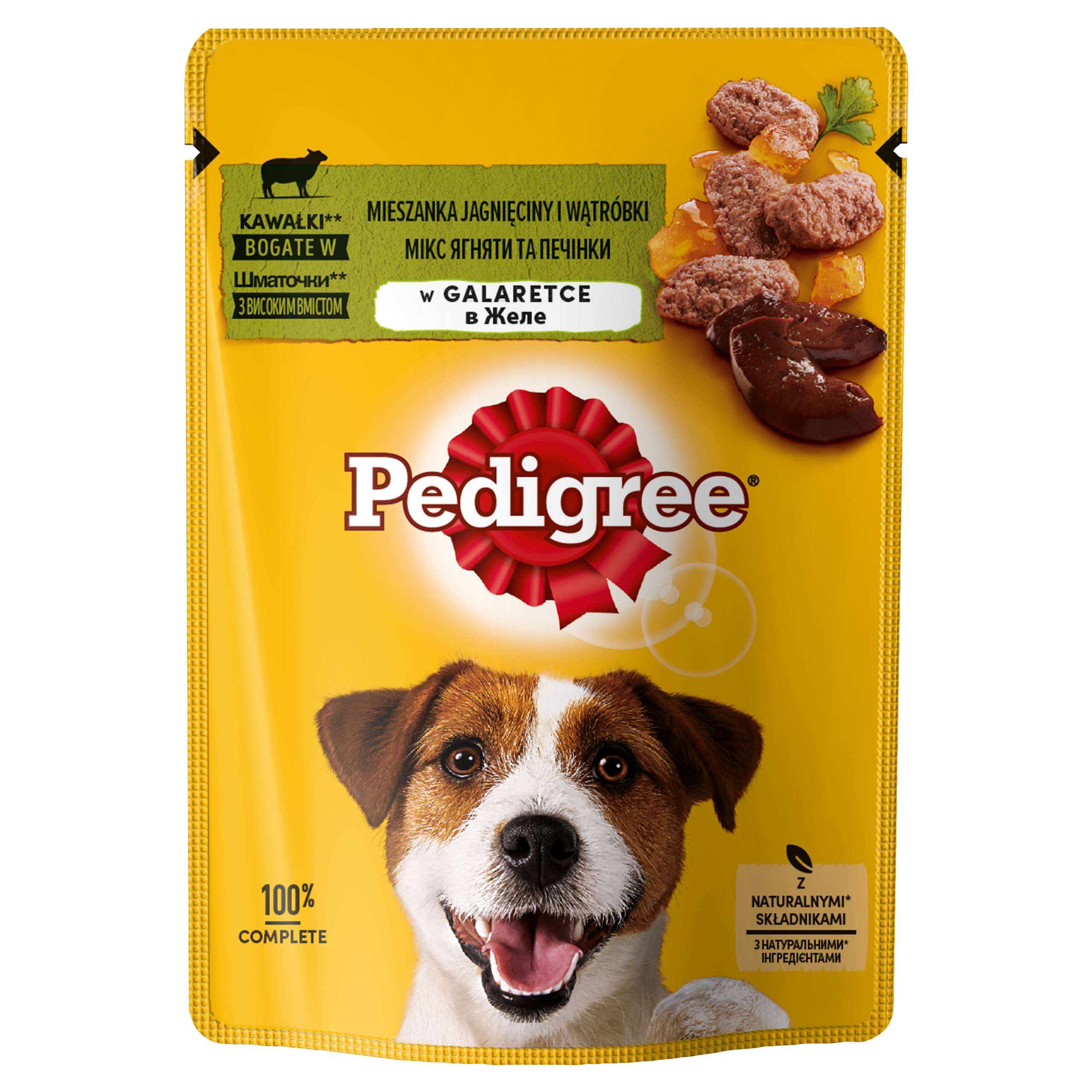 PEDIGREE saszetka ADULT z jagnięciną w galaretce 100g