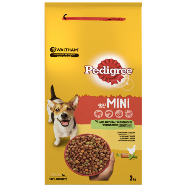 PEDIGREE sucha karma ADULT małe rasy drób warzywa 2kg