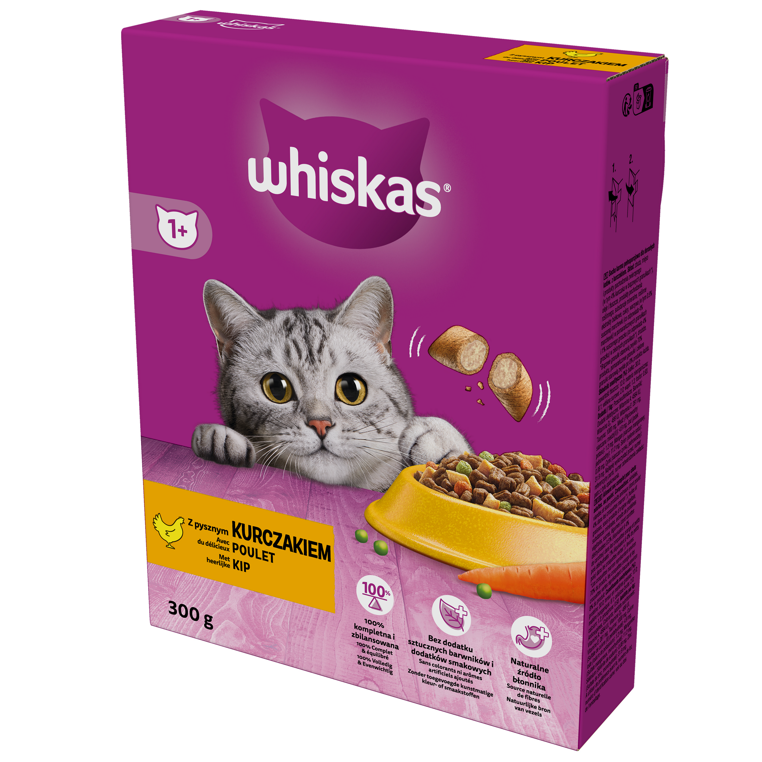 WHISKAS sucha karma z Kurczakiem