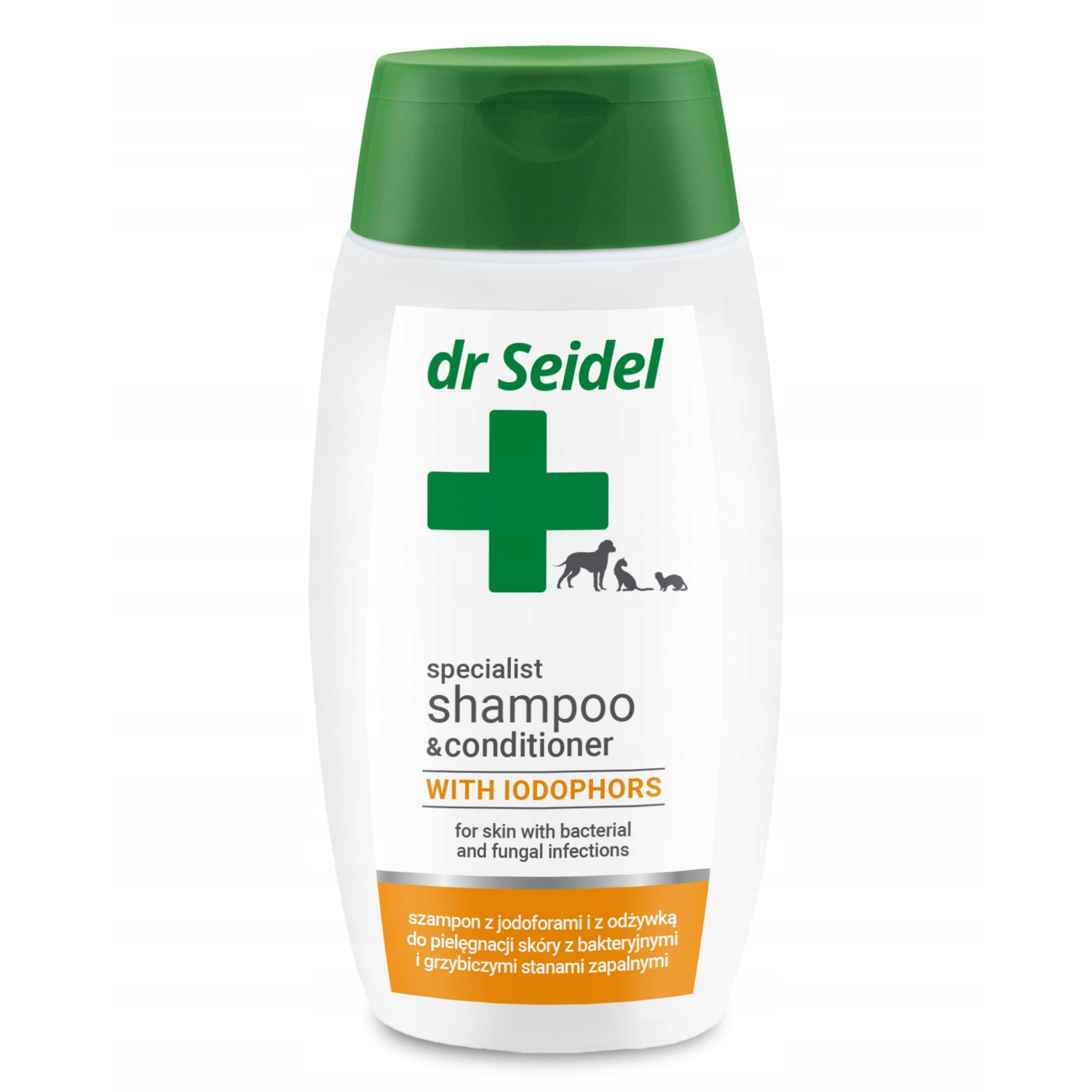 Dr Seidel Szampon JODOFOROWY z odżywką 220ml