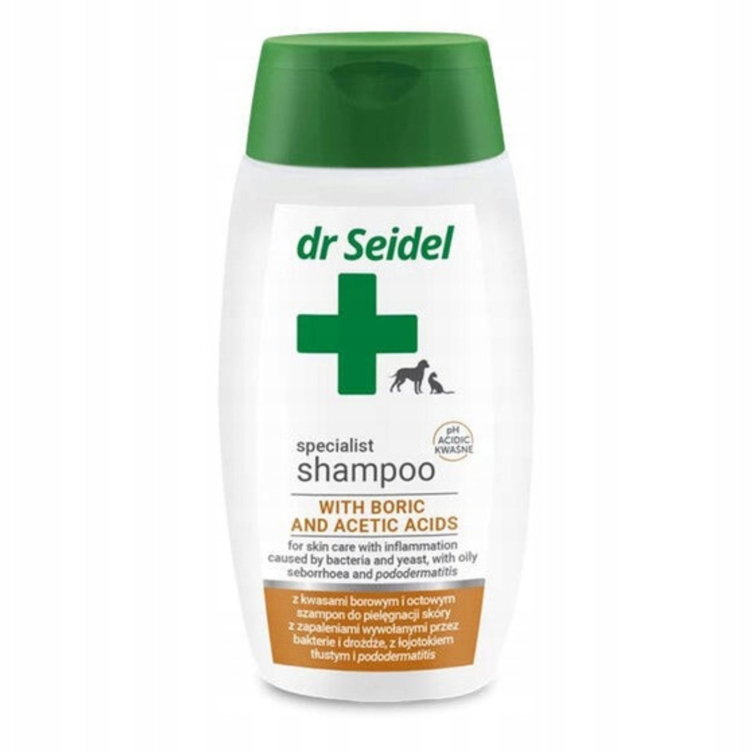 Dr Seidel Szampon z KWASEM BOROWYM I OCTOWYM 220ml