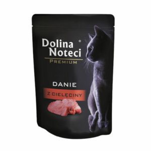 Dolina Noteci Premium saszetka dla kota DANIE Z CIELĘCINY 85g