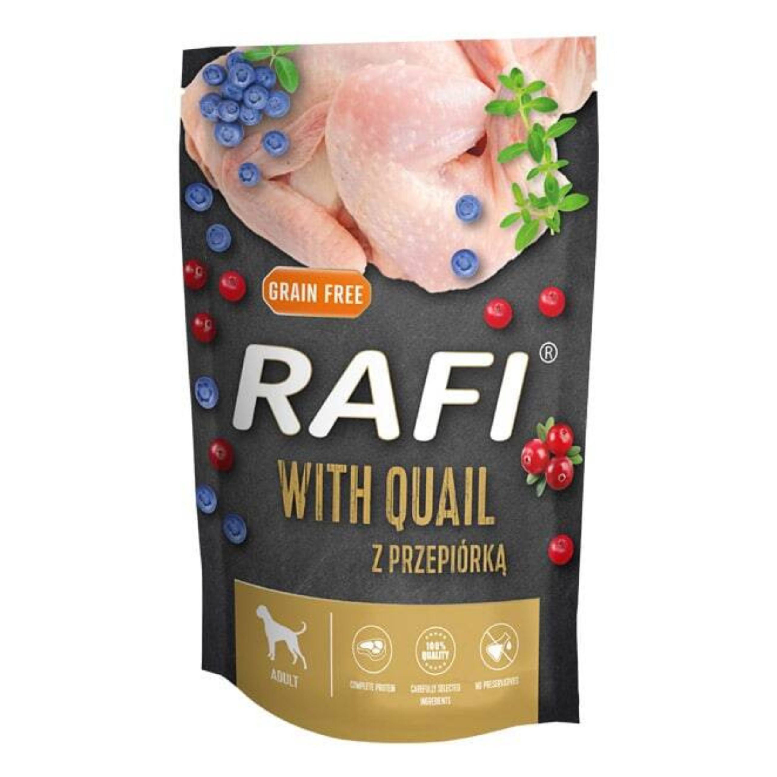 RAFI Grain Free saszetka PRZEPIÓRKA 500g