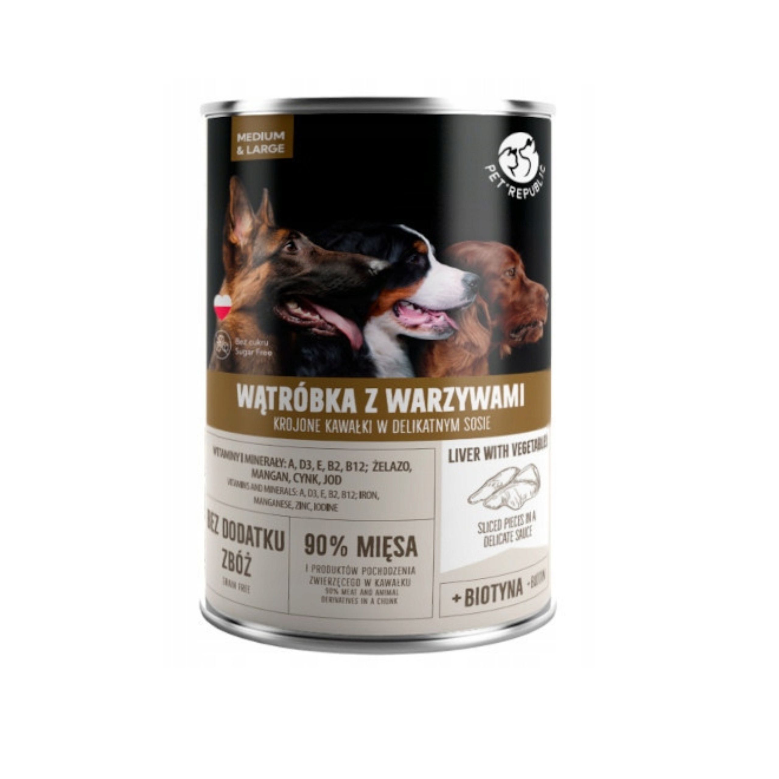 PET REPUBLIC Wątróbka z warzywami w sosie 1250g