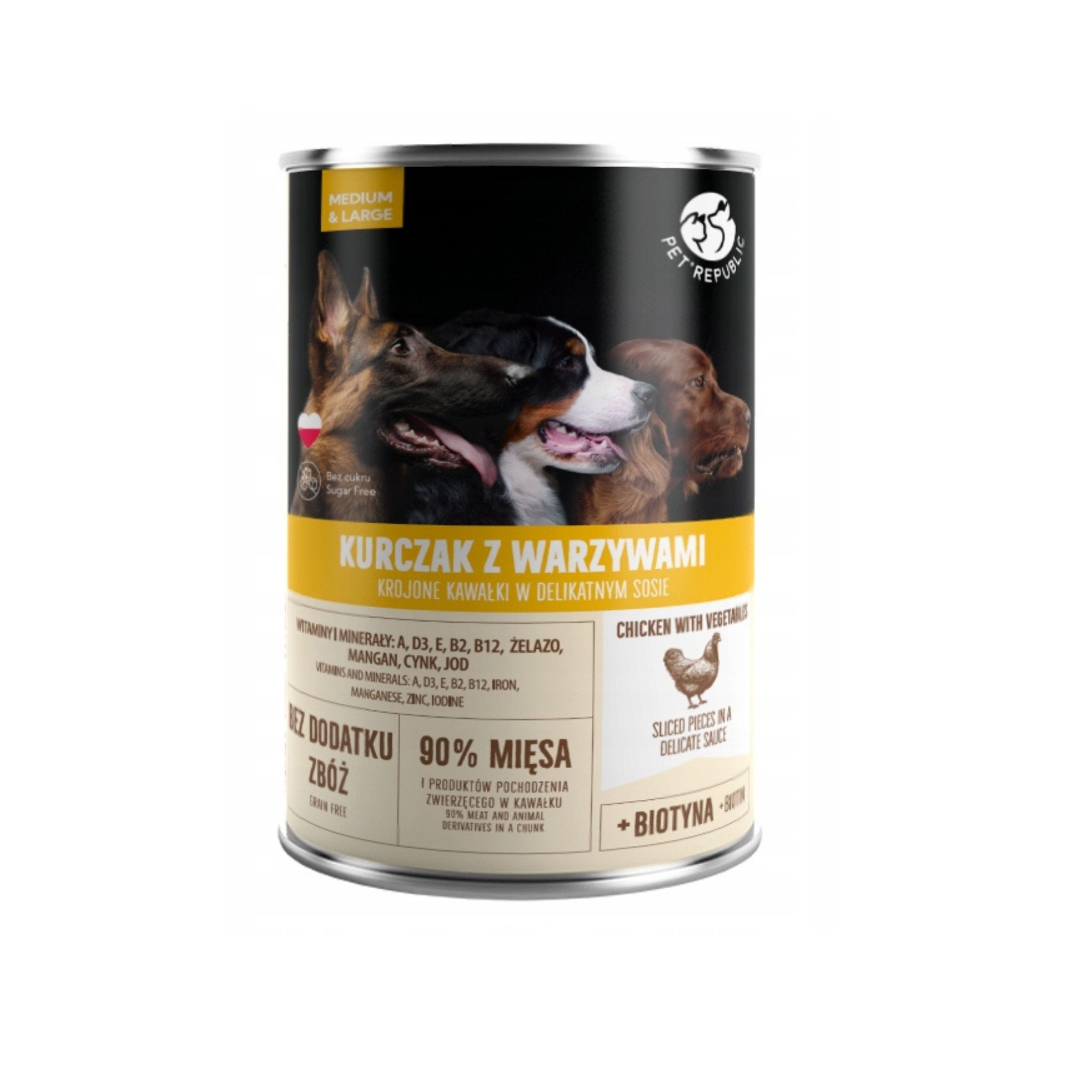 PET REPUBLIC Kurczak z warzywami w sosie 1250g