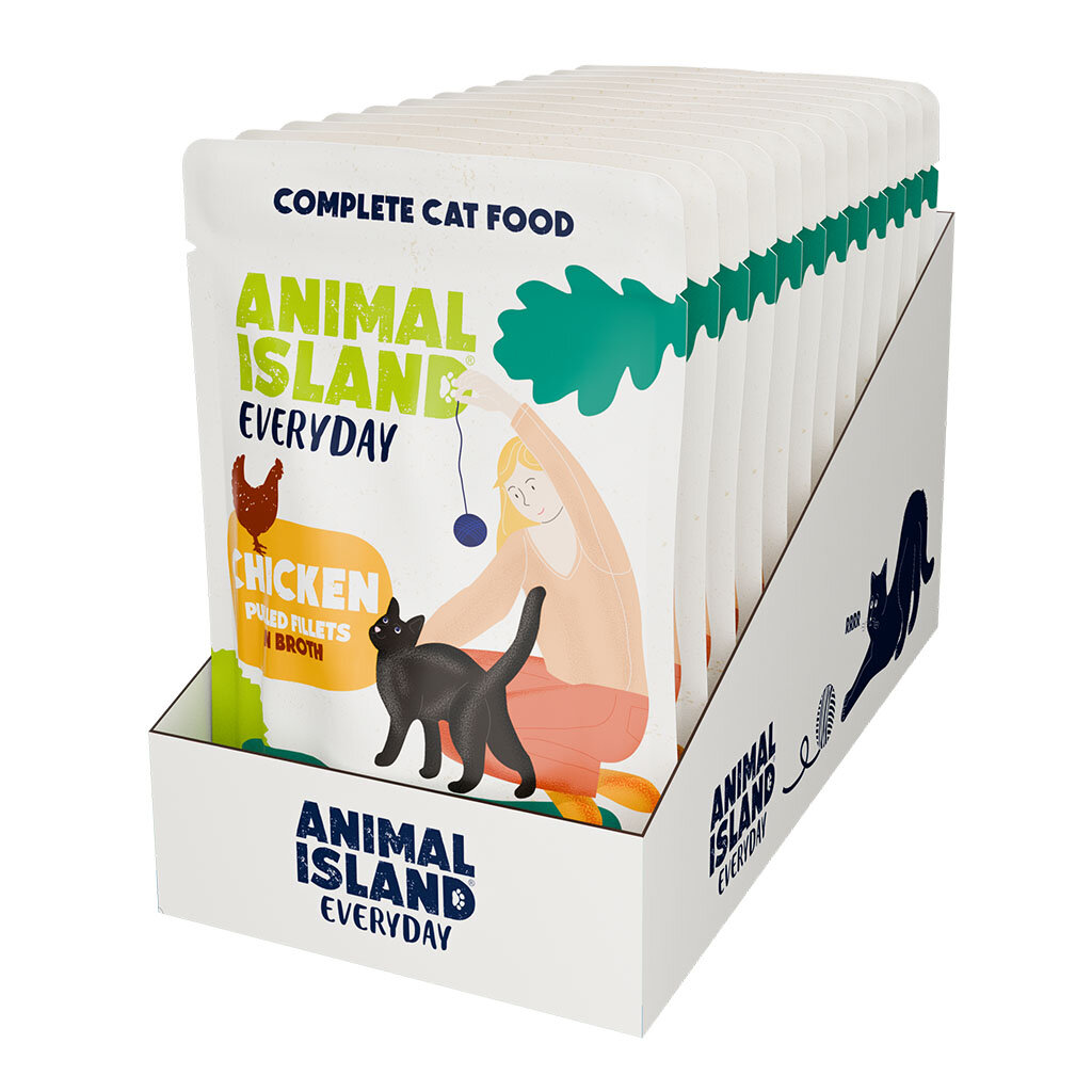 ANIMAL ISLAND Everyday Kurczak filet w rosole 12x85g