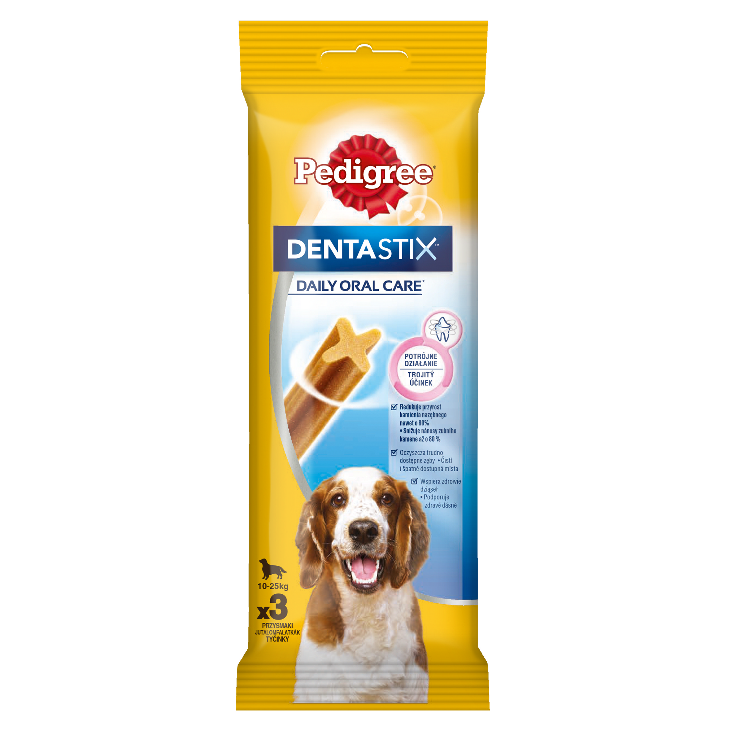 PEDIGREE przysmak DentaStix ŚREDNIE 77g