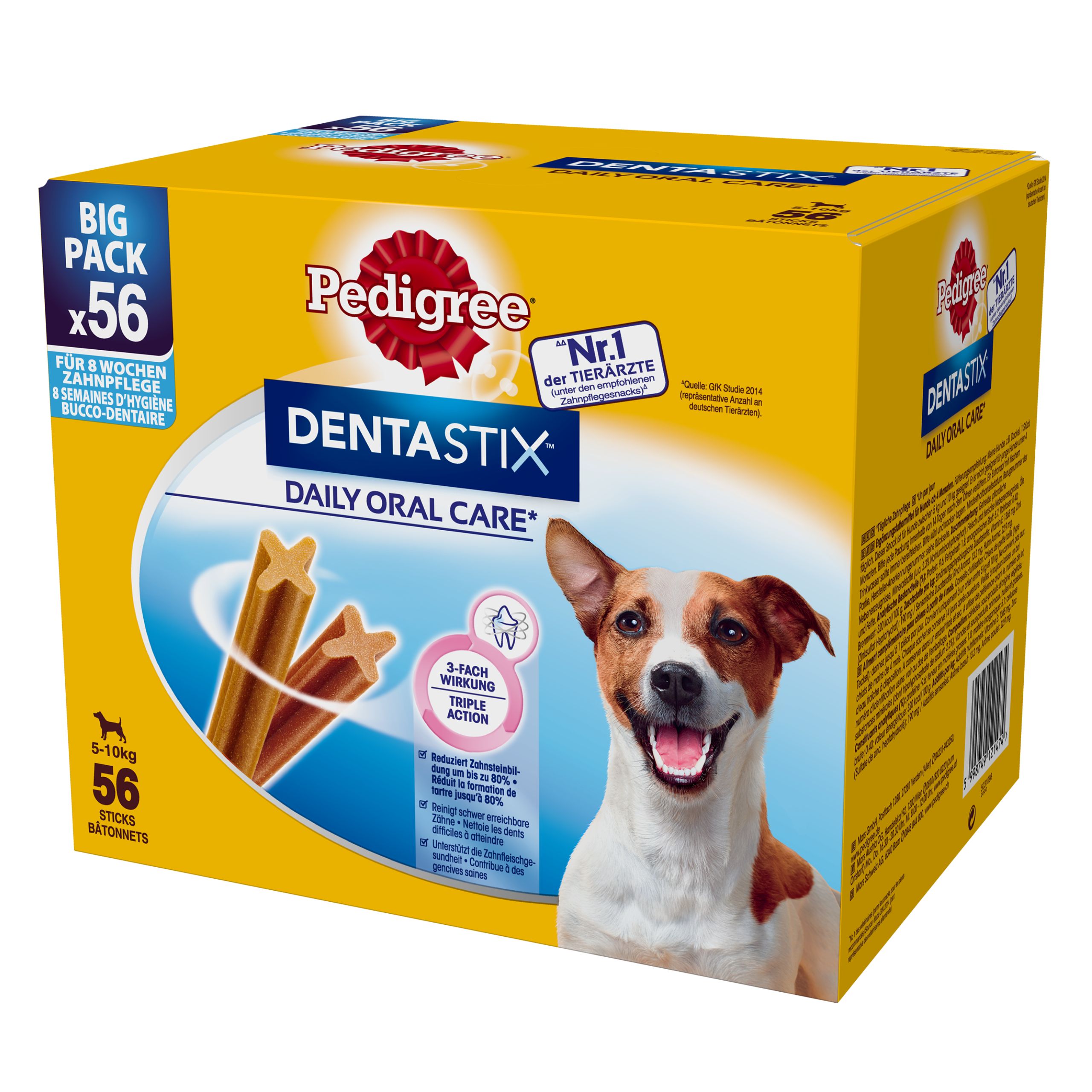 PEDIGREE przysmak DentaStix MAŁE RASY 8x110g