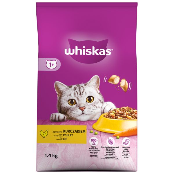 WHISKAS sucha karma z Kurczakiem - obrazek 3