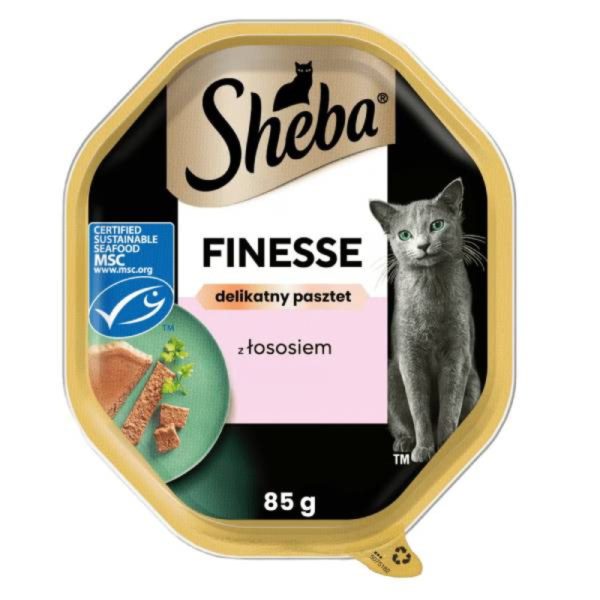 SHEBA Łosoś pasztet 85g 4+2 gratis