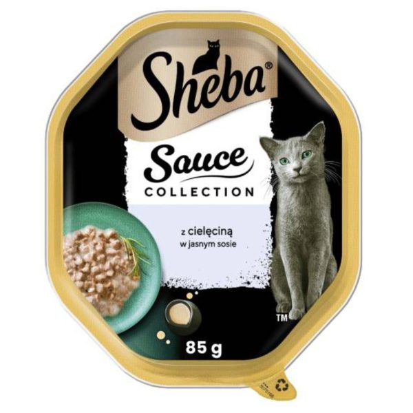SHEBA Cielęcina w jasnym sosie 85g 4+2 gratis