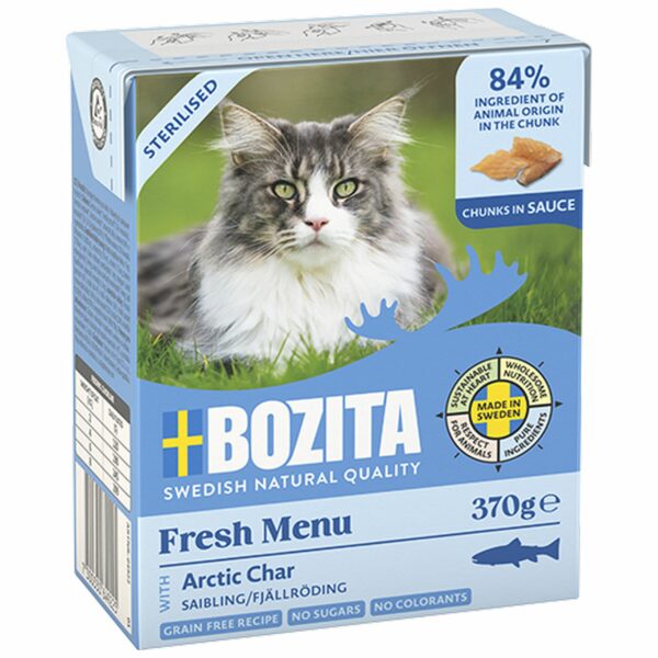 Bozita Sterilised PSTRĄG w sosie 370g
