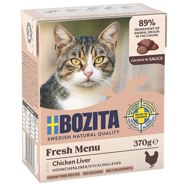 Bozita Wątróbka z Kurczakiem w sosie 370g