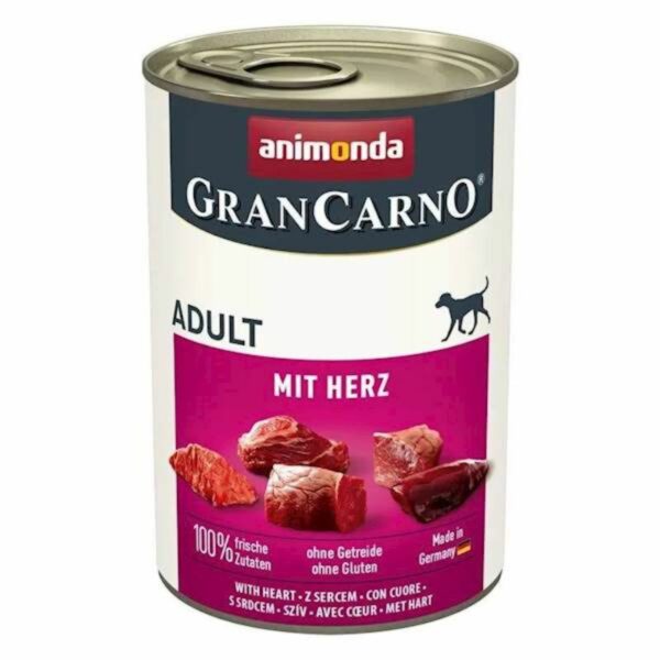 ANIMONDA GranCarno ADULT serca z bulionem 400g