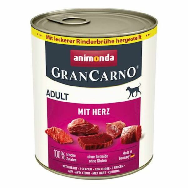 ANIMONDA GranCarno ADULT serca z bulionem 400g - obrazek 2