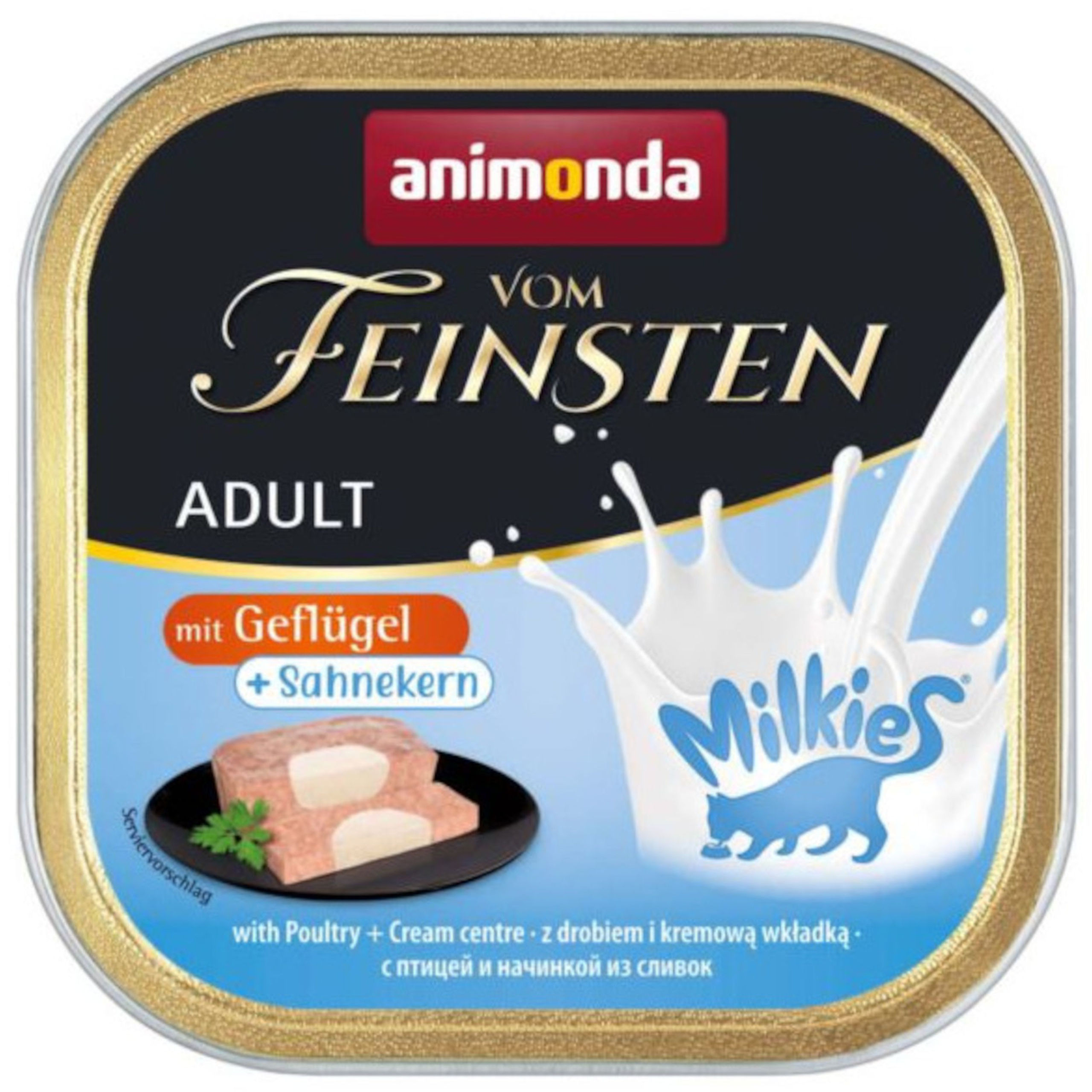 ANIMONDA vom feinsten MILKIES z drobiem i farszem śmietankowym 100g