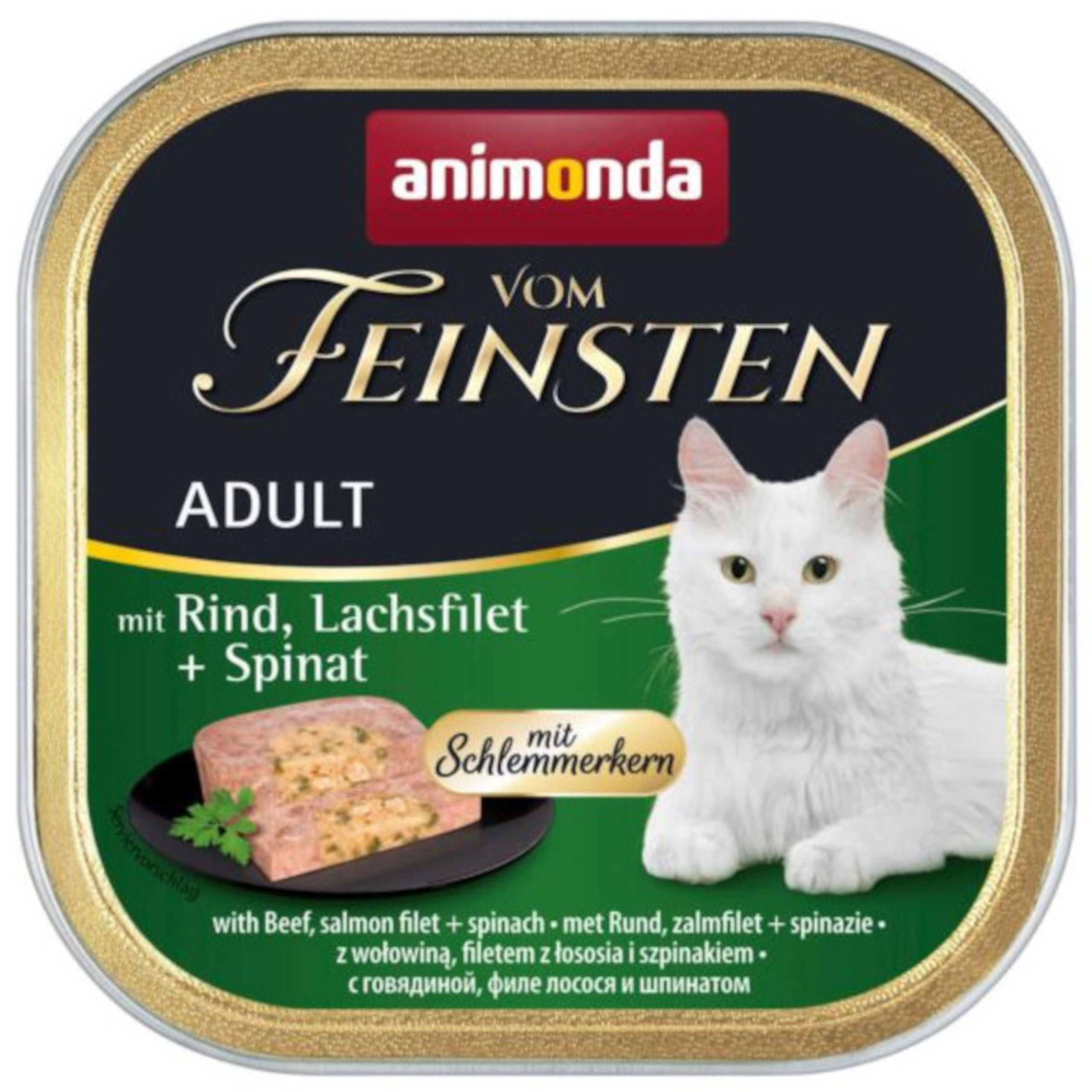 ANIMONDA vom feinsten z wołowiną łososiem i szpinakiem 100g