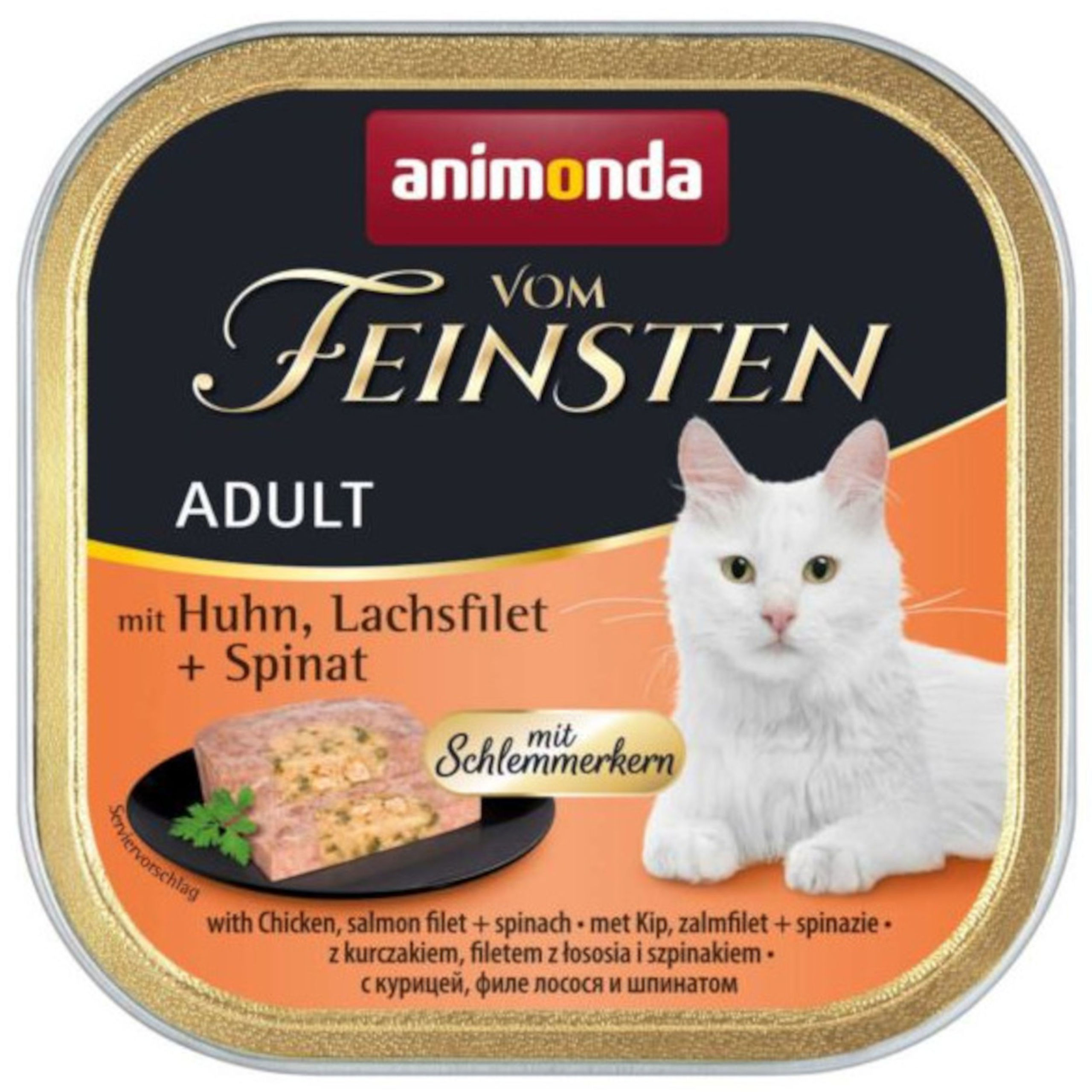 ANIMONDA vom feinsten z kurczakiem łososiem i szpinakiem 100g