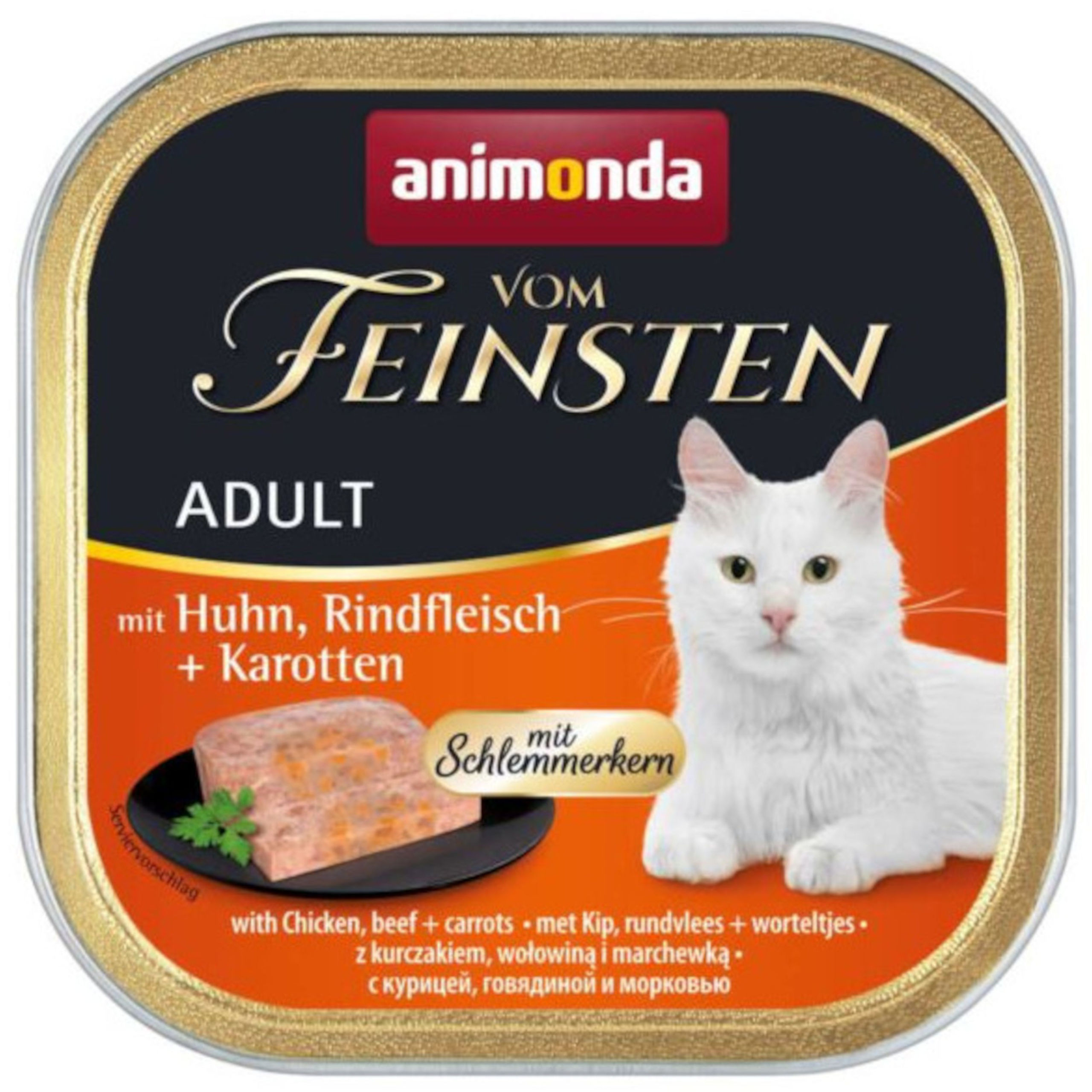 ANIMONDA vom feinsten z kurczakiem wołowiną i marchewką 100g