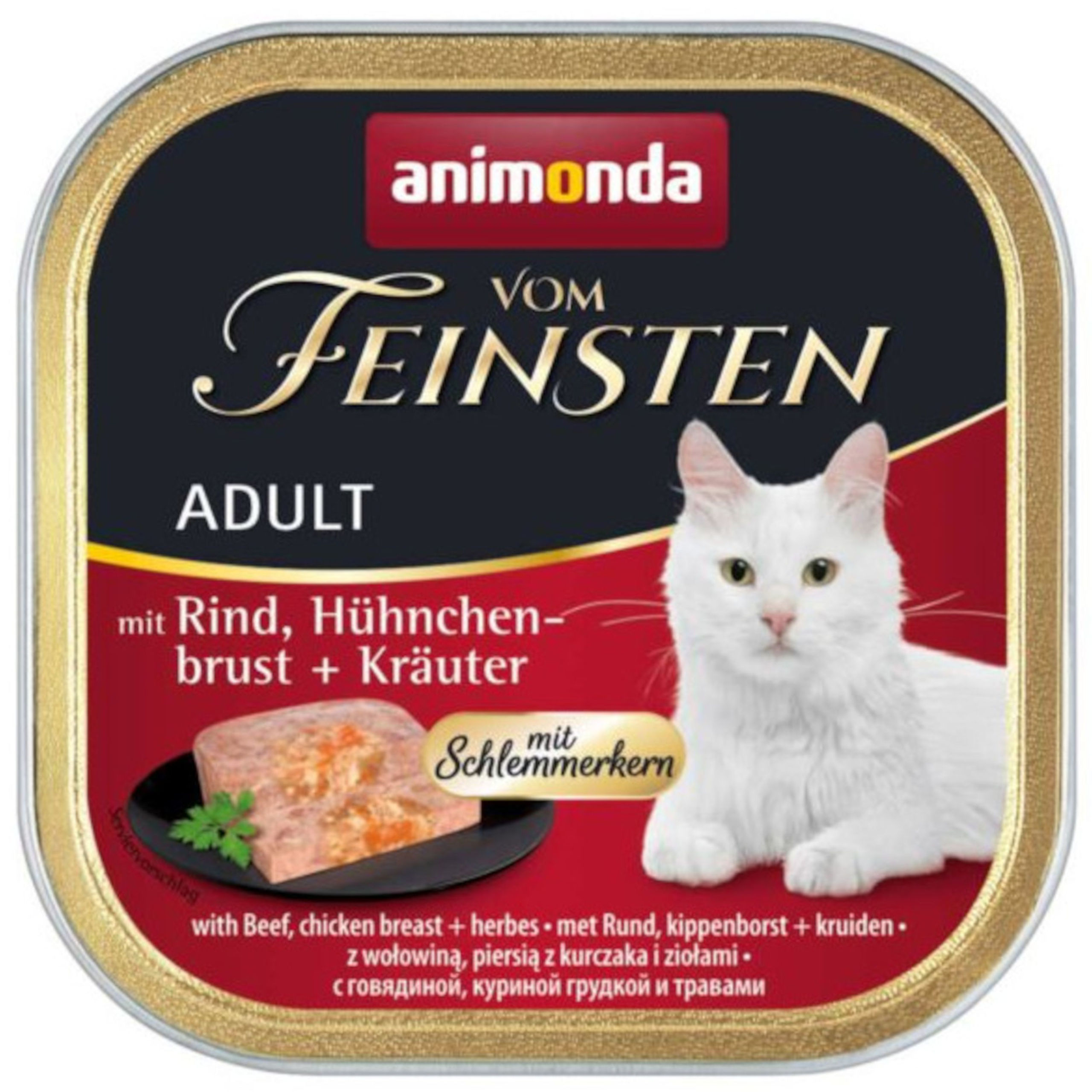ANIMONDA vom feinsten z wołowiną i piersią kurczaka w ziołach 100g