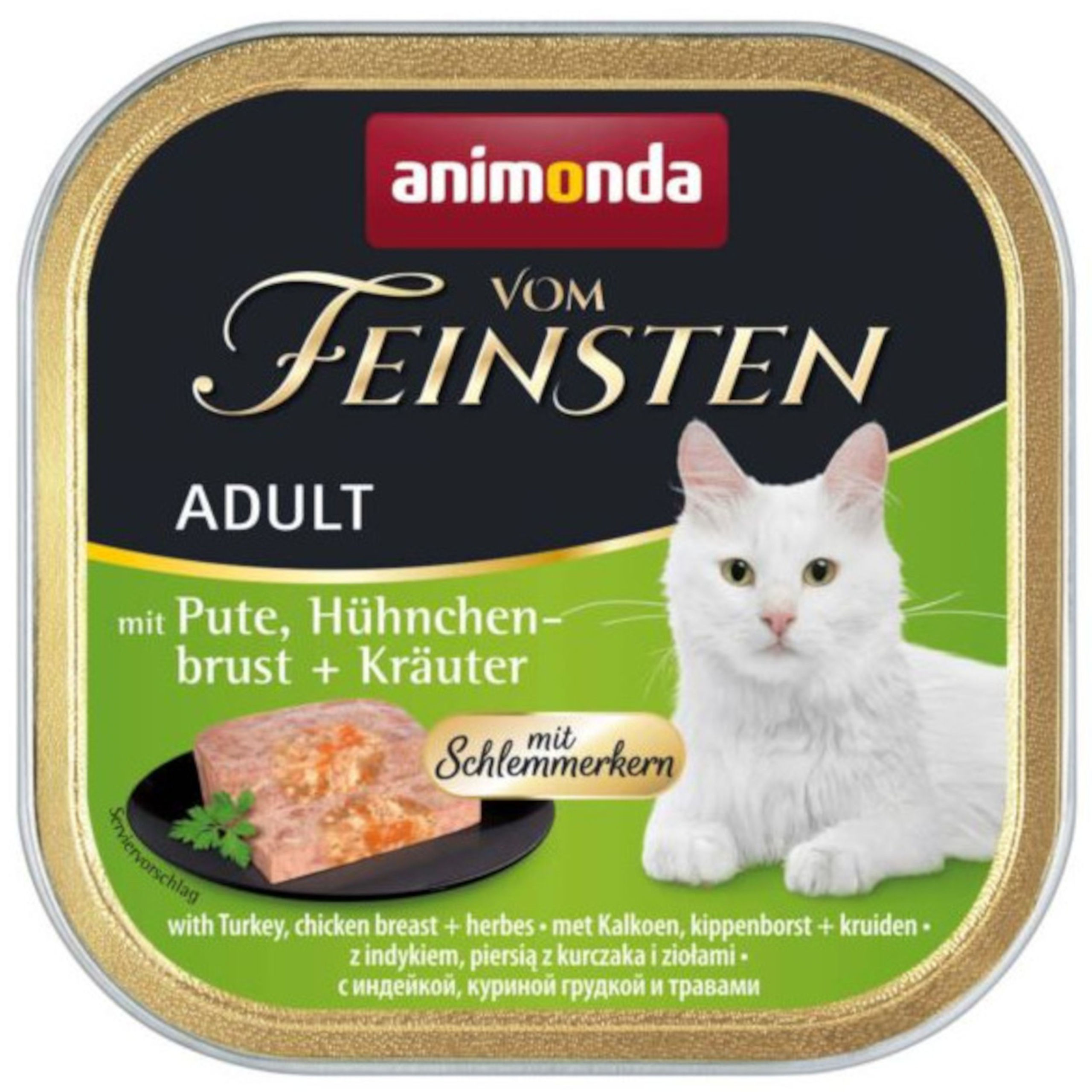 ANIMONDA vom feinsten z indykiem i piersią kurczaka w ziołach 100g