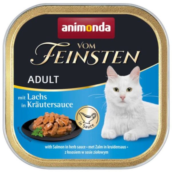 ANIMONDA vom feinsten NO GRAIN łosoś w ziołowym sosie 100g