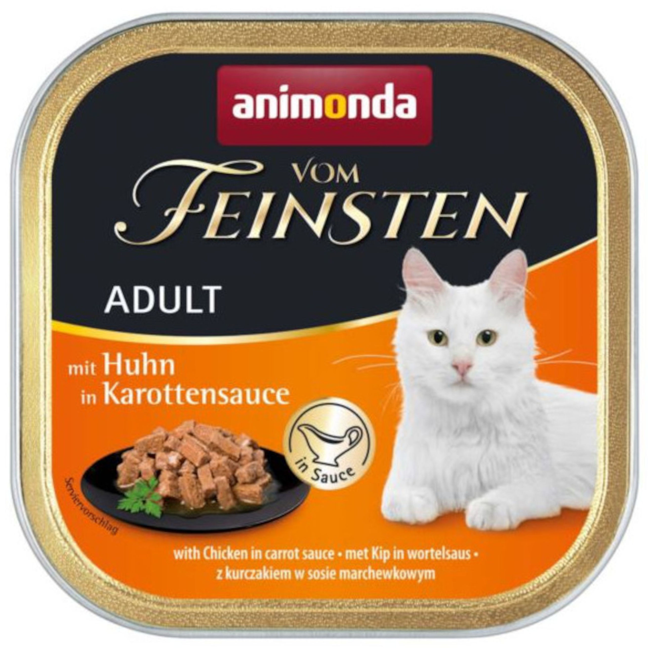ANIMONDA vom feinsten NO GRAIN kurczak w marchewkowym sosie 100g