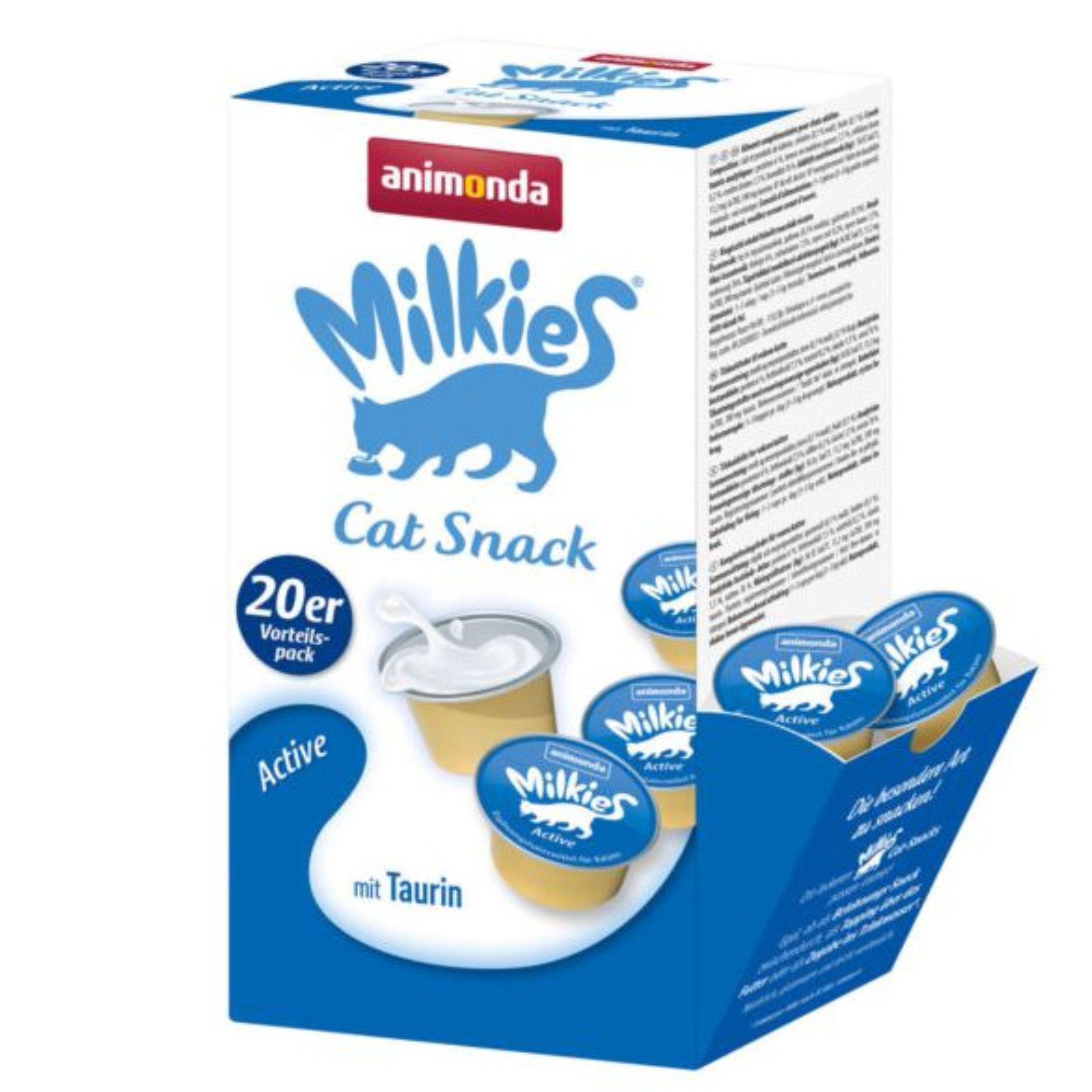 ANIMONDA Mleko MILKIES Active z tauryną 20x15g