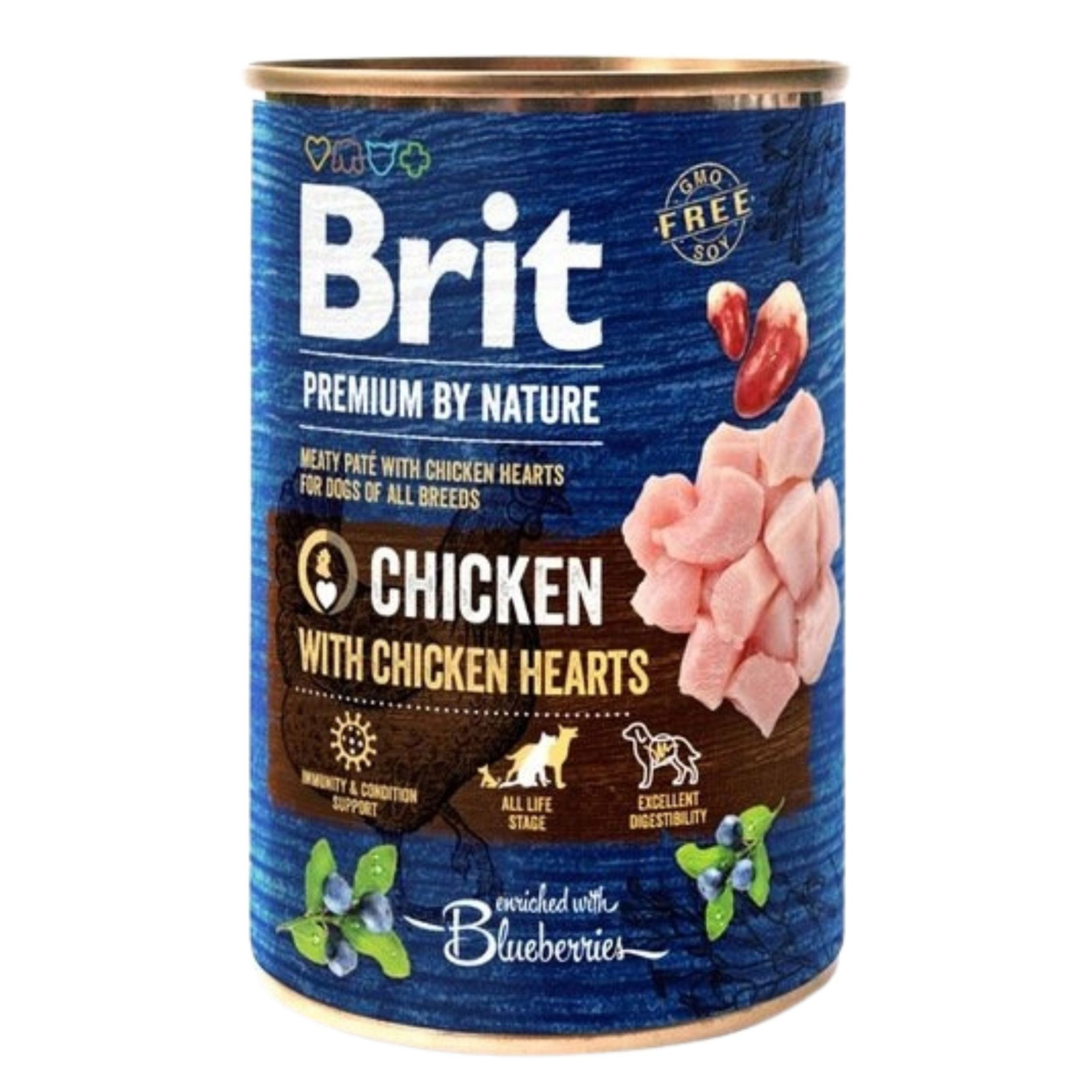 BRIT PREMIUM BY NATURE Chicken&Hearts