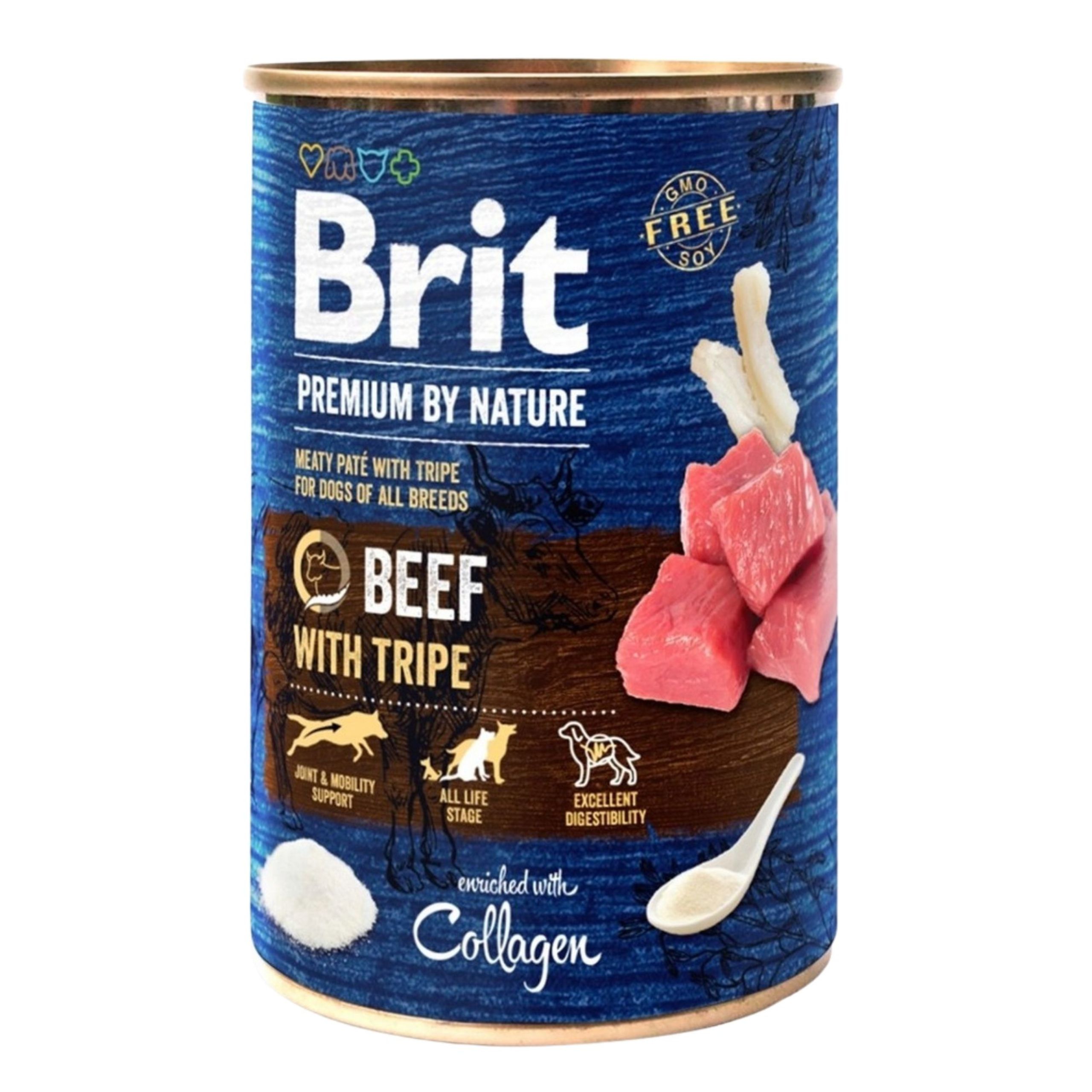 BRIT PREMIUM BY NATURE Beef&Tripe