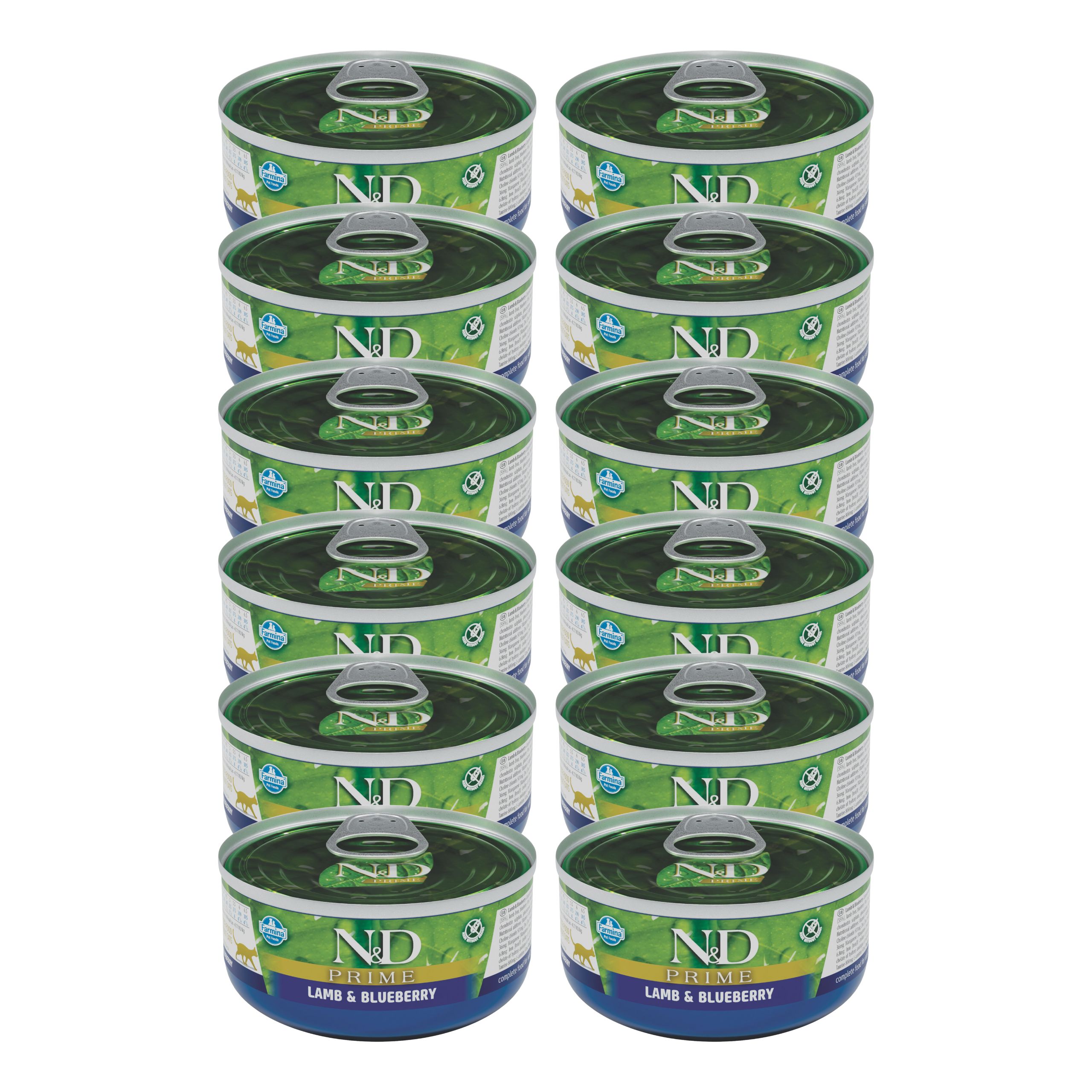 Farmina N&D Cat Prime Adult Lamb Blueberry Mokra Karma Dla Kota 12x70g