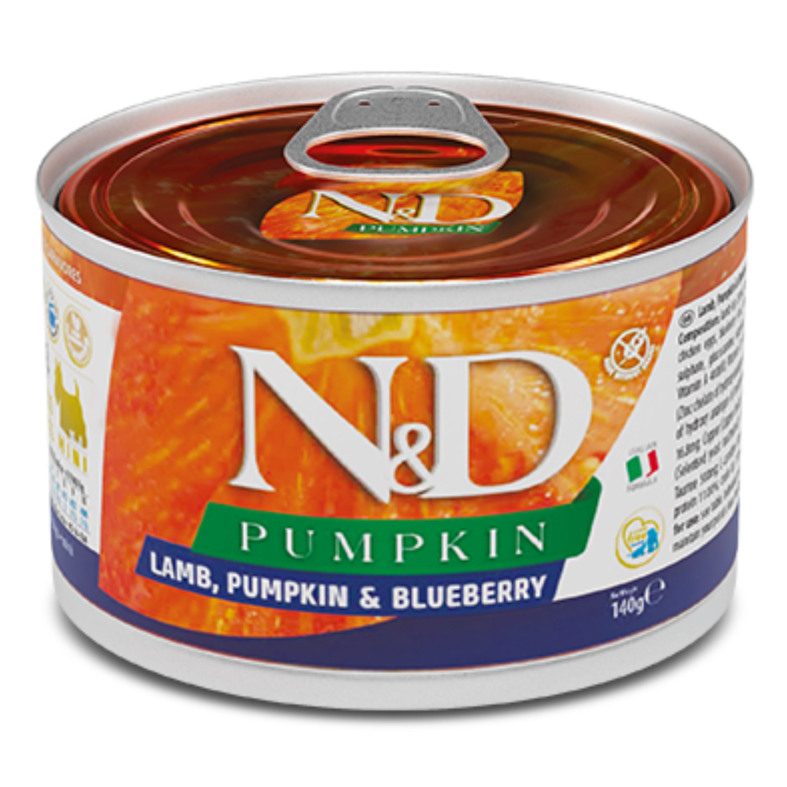 FARMINA N&D Pumpkin Adult Lamb Mini 140g