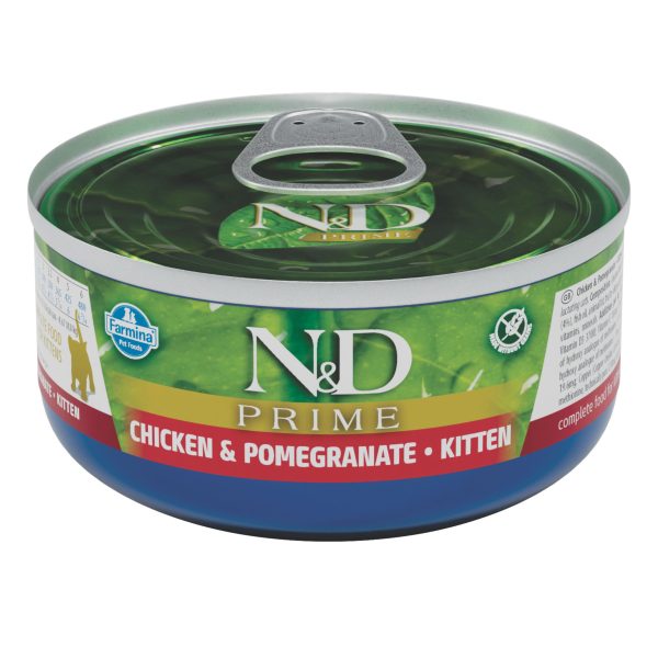 FARMINA N&D Prime Kitten Chicken & Pomegranate 70g