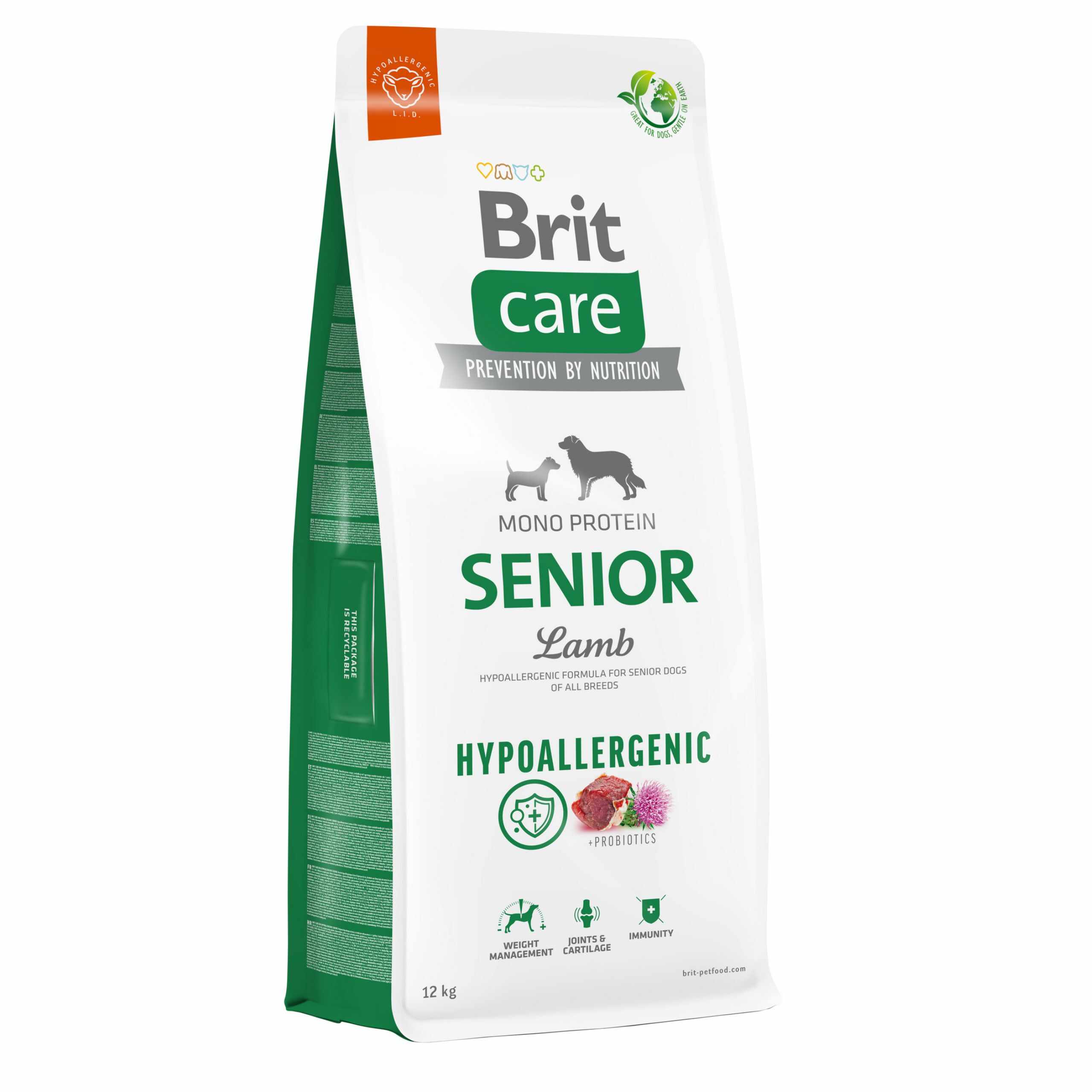 Brit CARE Hypoallergenic Senior Lamb 12kg
