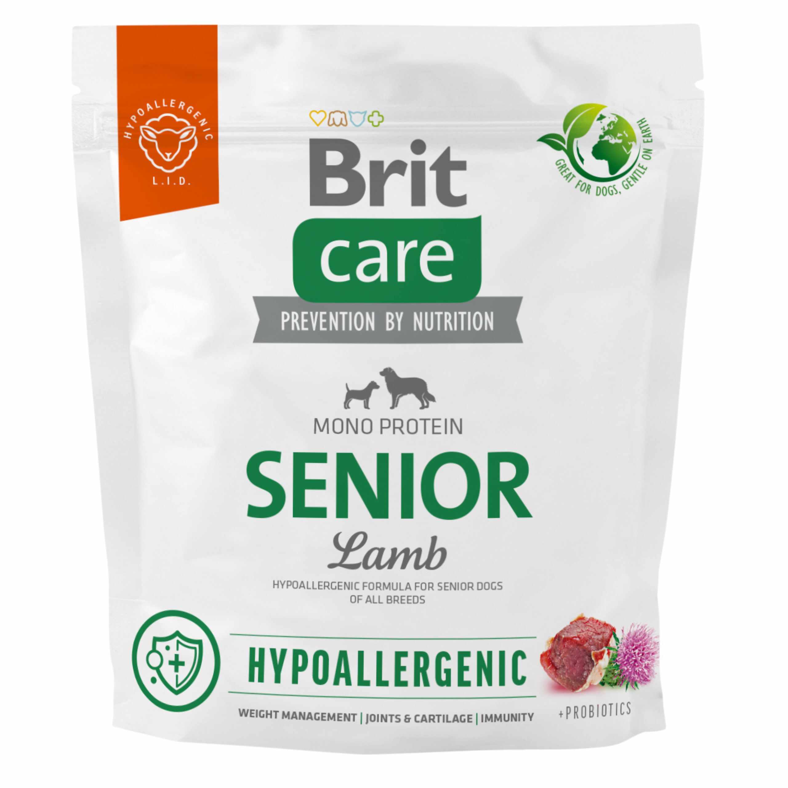 Brit CARE Hypoallergenic Senior Lamb 1kg