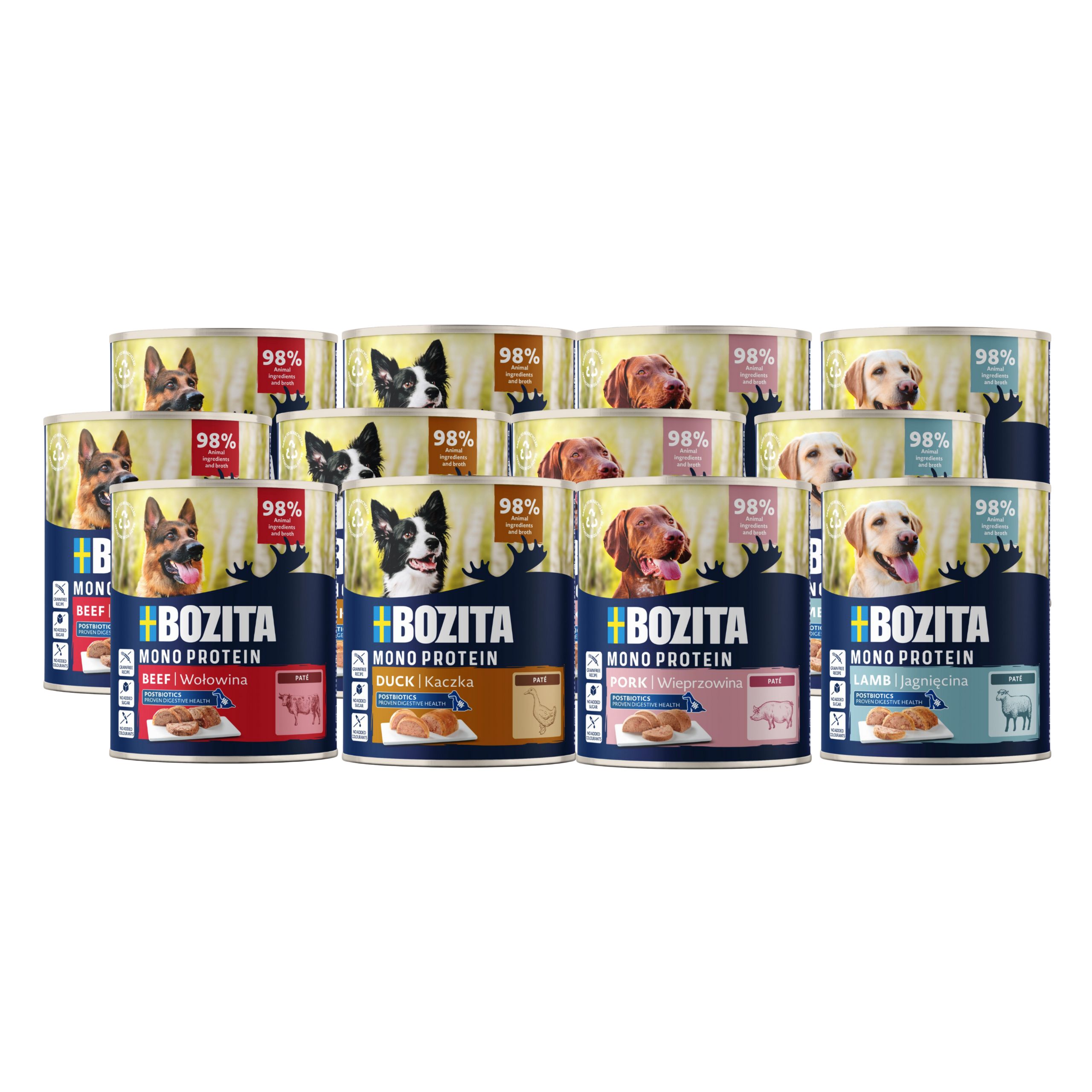 Bozita Mono Mix Smaków 12x800g