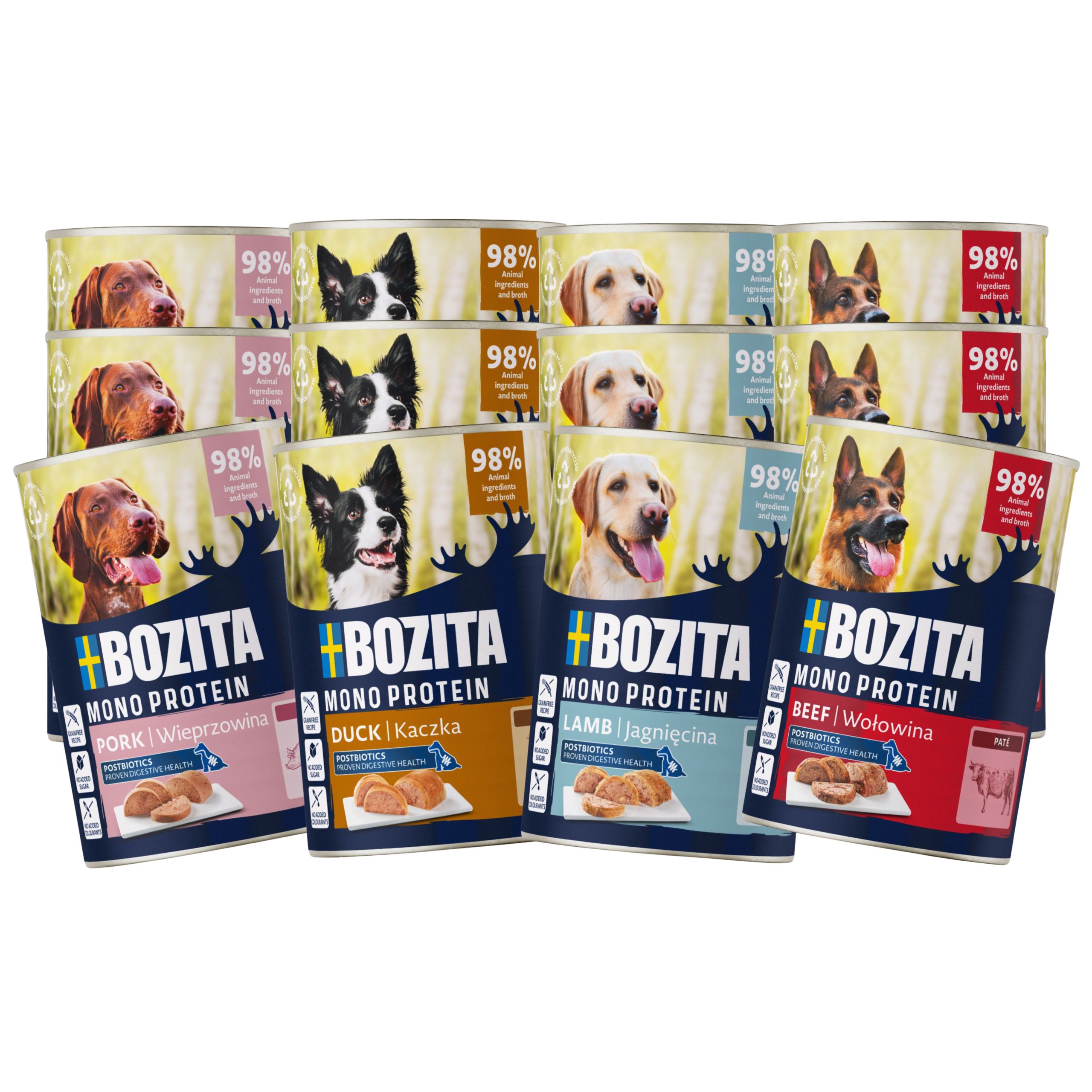 Bozita Mono Mix Smaków 12x400g