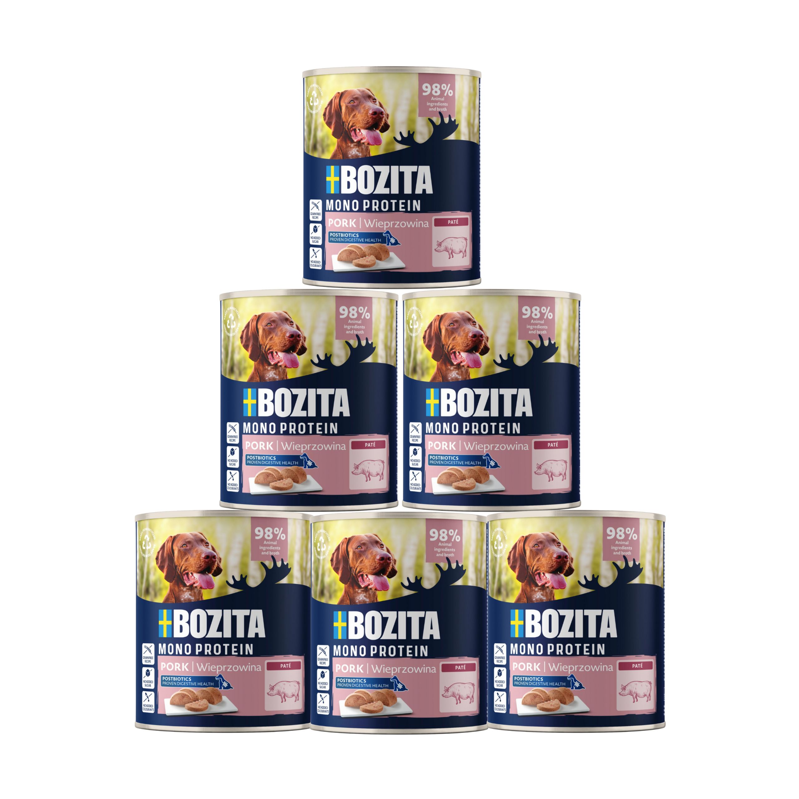 BOZITA Mono Wieprzowina 6x800g