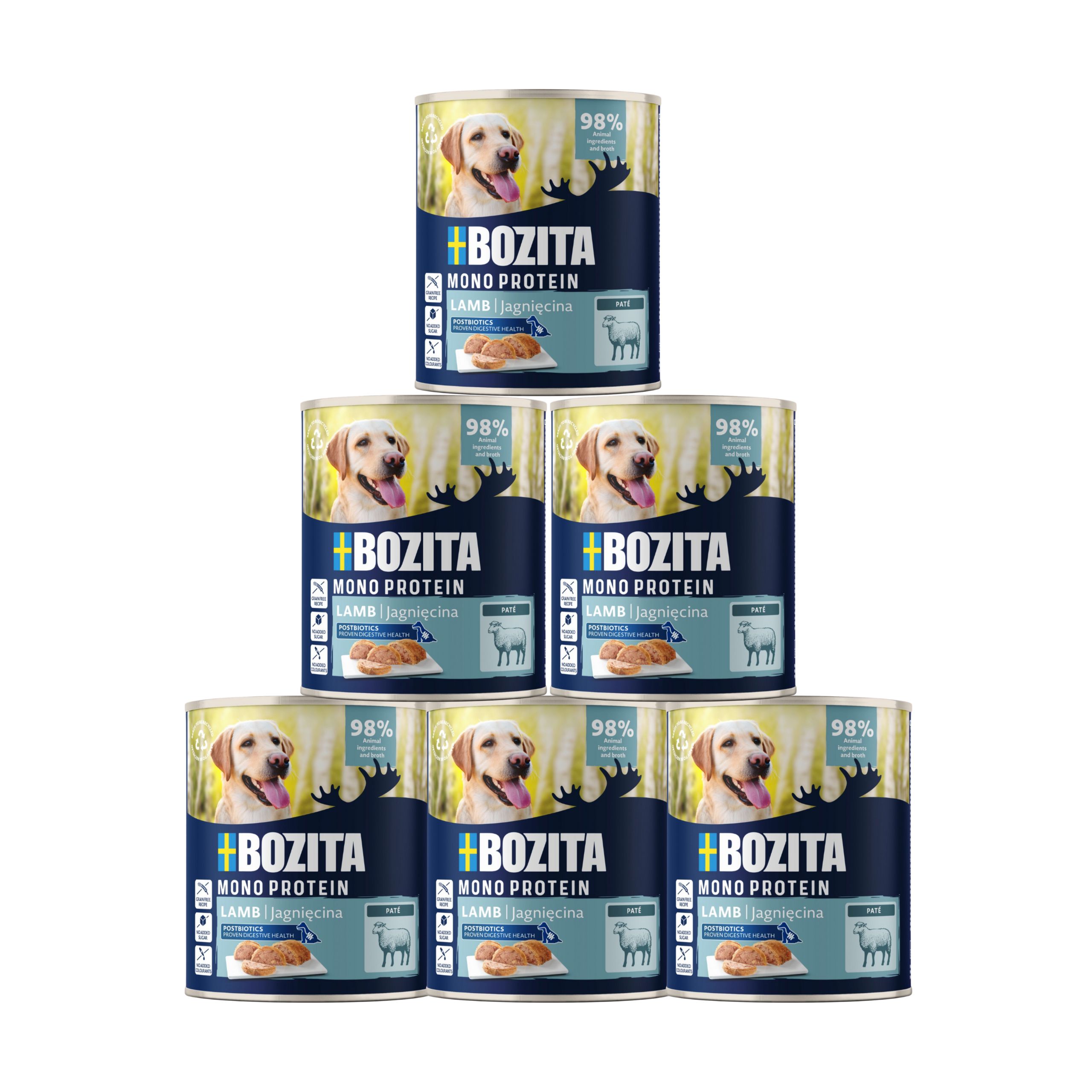 BOZITA Mono Jagnięcina 6x800g