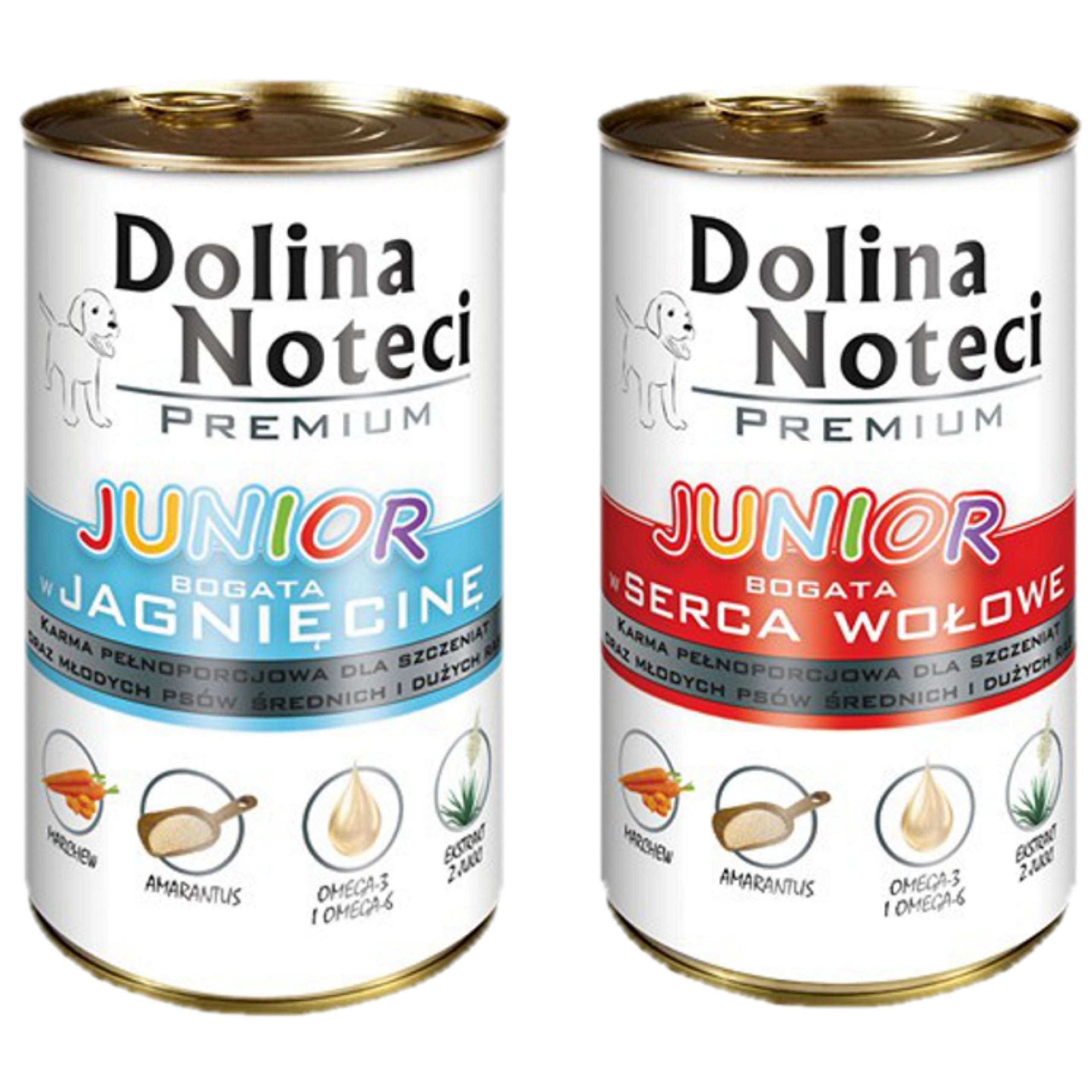Dolina Noteci Premium JUNIOR Pakiet MIX smaków 48x400g