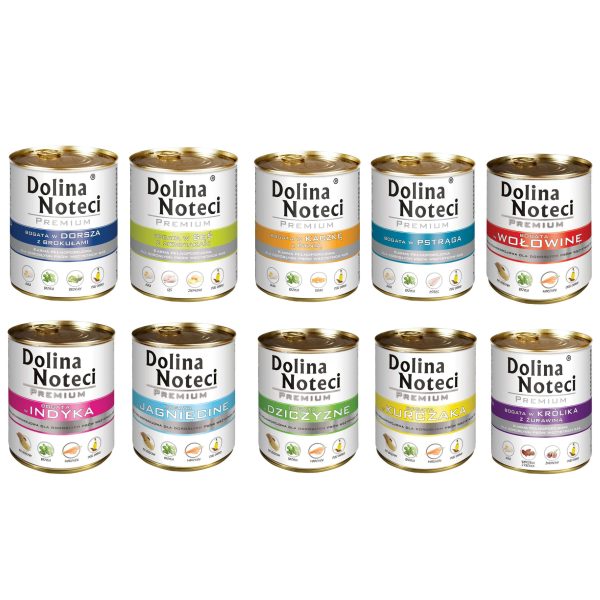 Dolina Noteci Premium ADULT Pakiet MIX smaków 10x800g