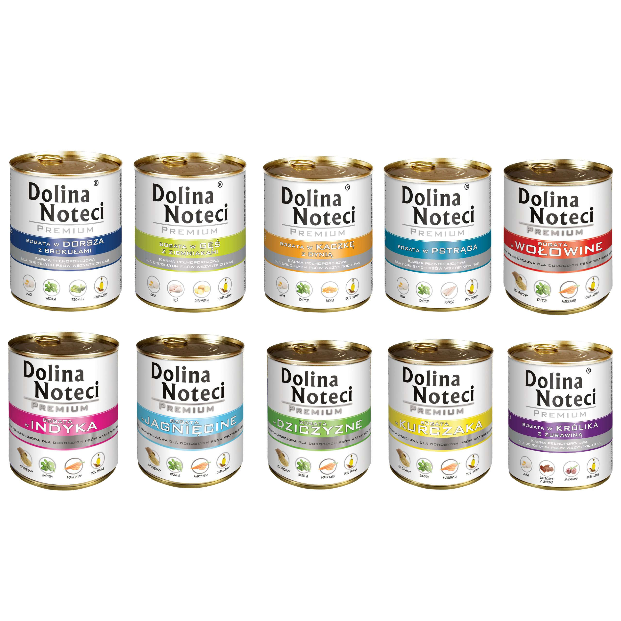 Dolina Noteci Premium ADULT Pakiet MIX smaków 10x800g
