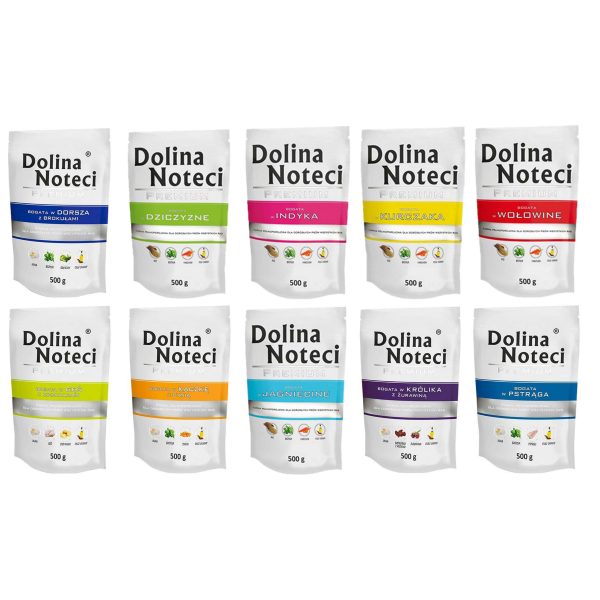 Dolina Noteci Premium ADULT saszetka Pakiet MIX smaków 10x500g