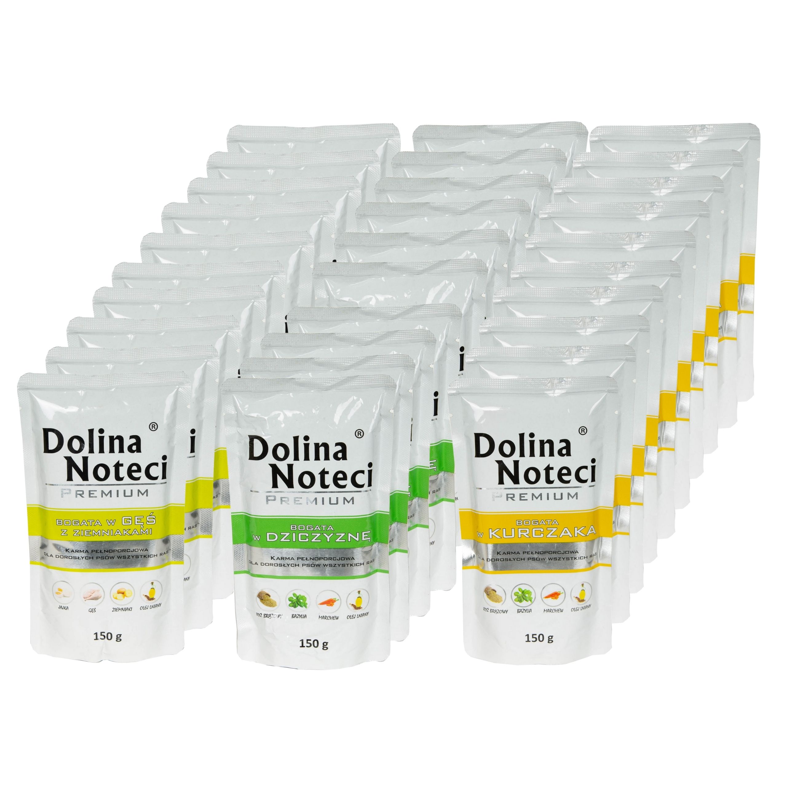 Dolina Noteci Premium Adult Pakiet MIX smaków 30x150g