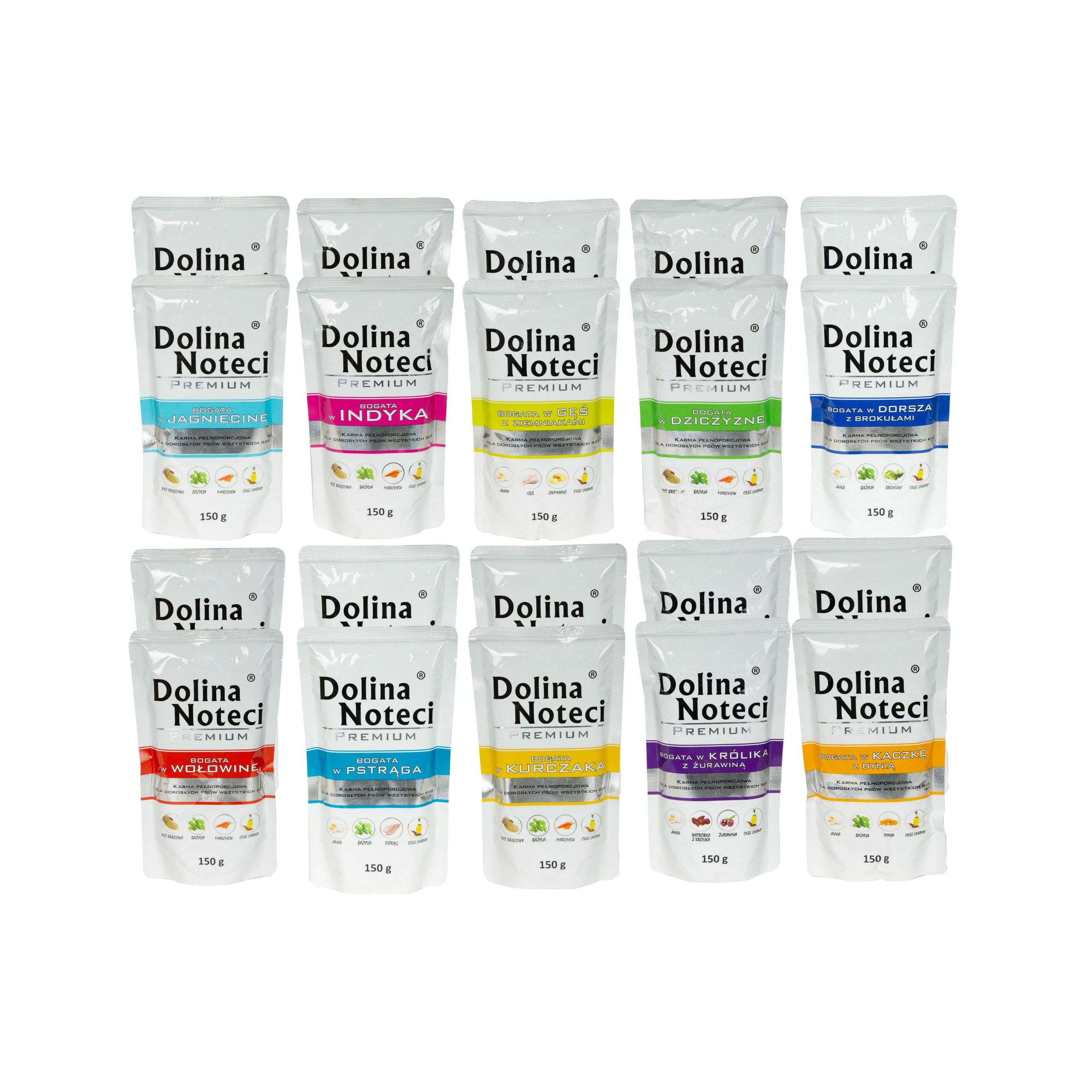 Dolina Noteci Premium Adult Pakiet MIX smaków 20x150g