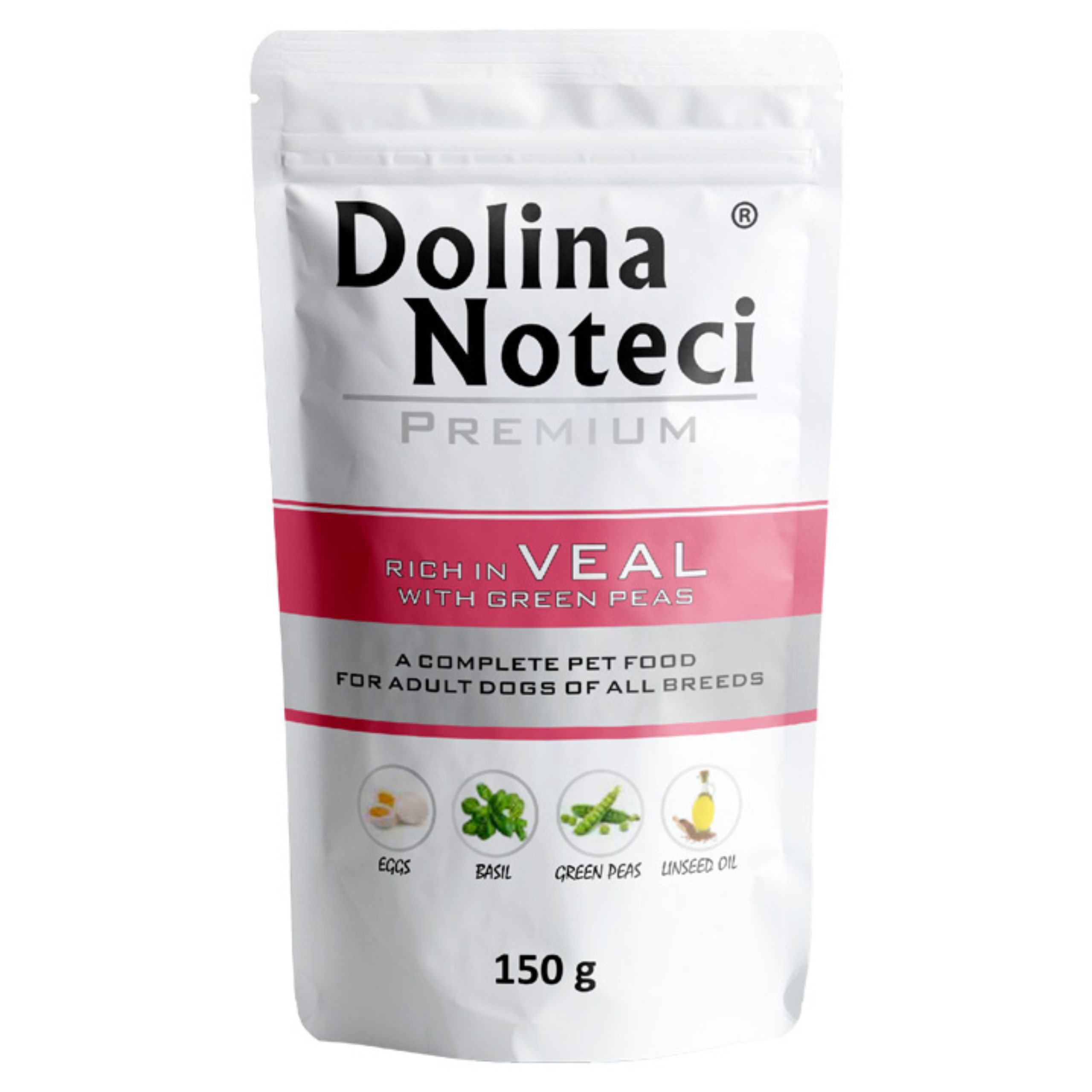 Dolina Noteci Premium ADULT saszetka z CIELĘCINĄ I GROSZKIEM