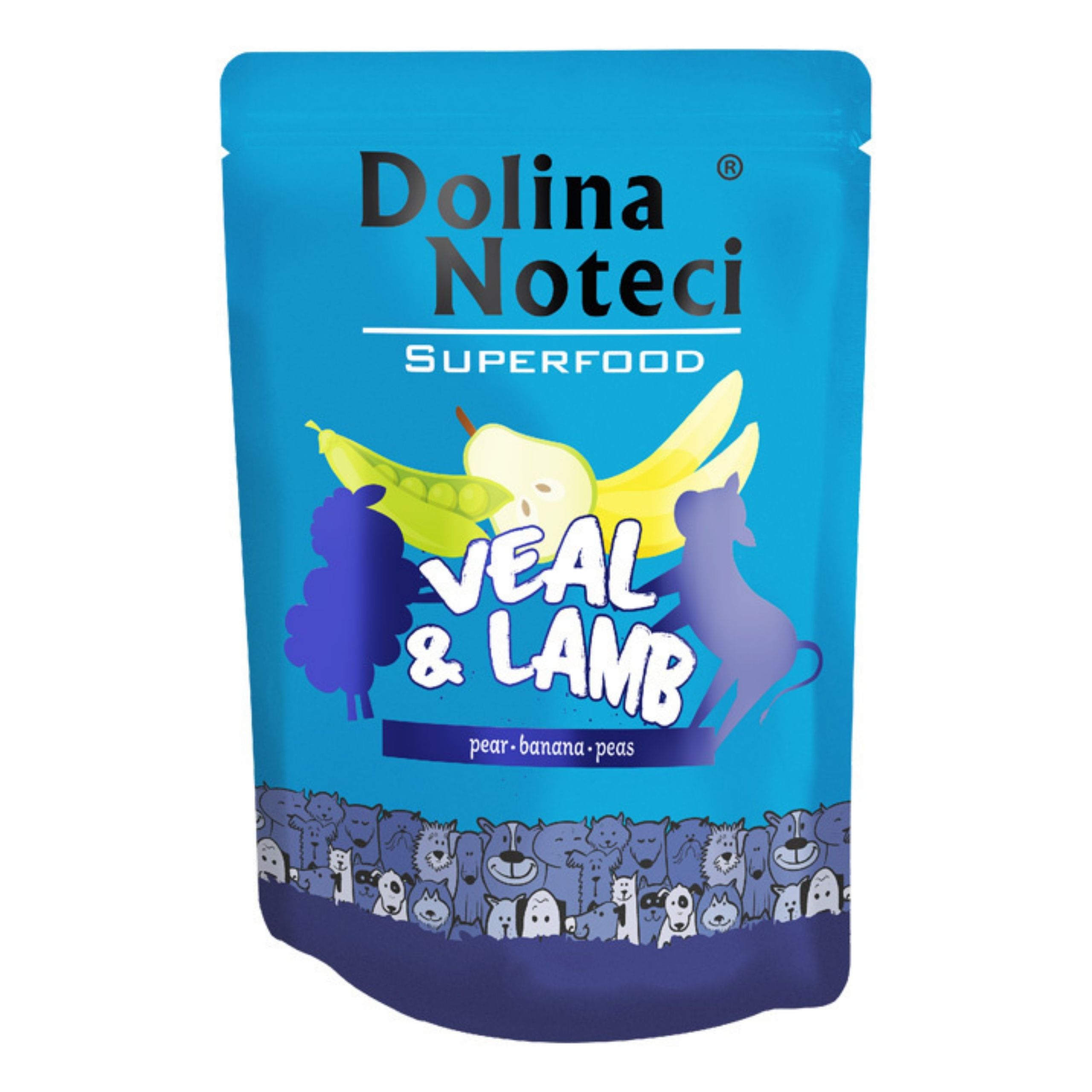 Dolina Noteci Superfood ADULT z CIELĘCINĄ i JAGNIĘCINĄ 300g
