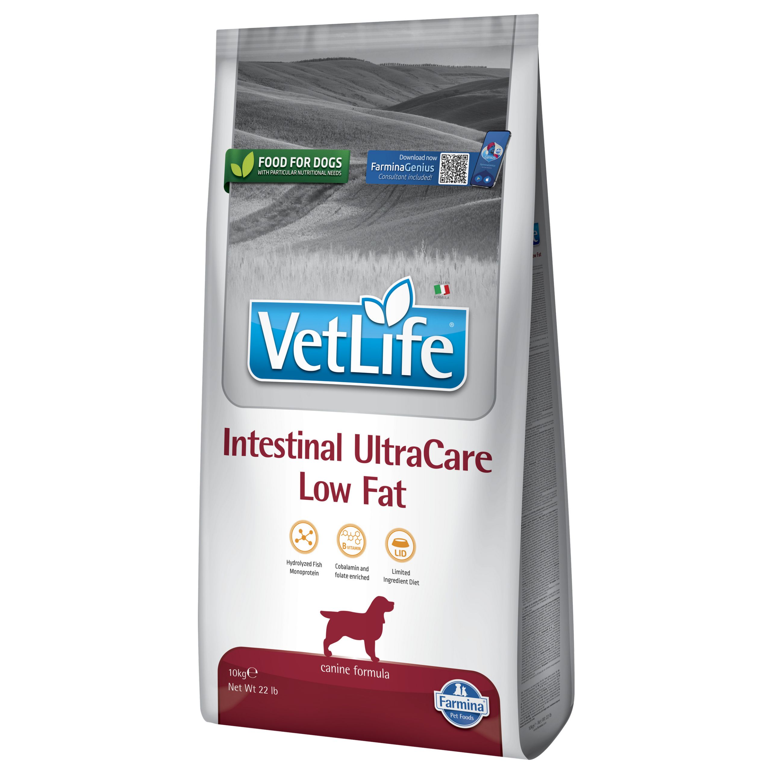 FARMINA VET LIFE Intestinal Ultracare Low Fat 10kg